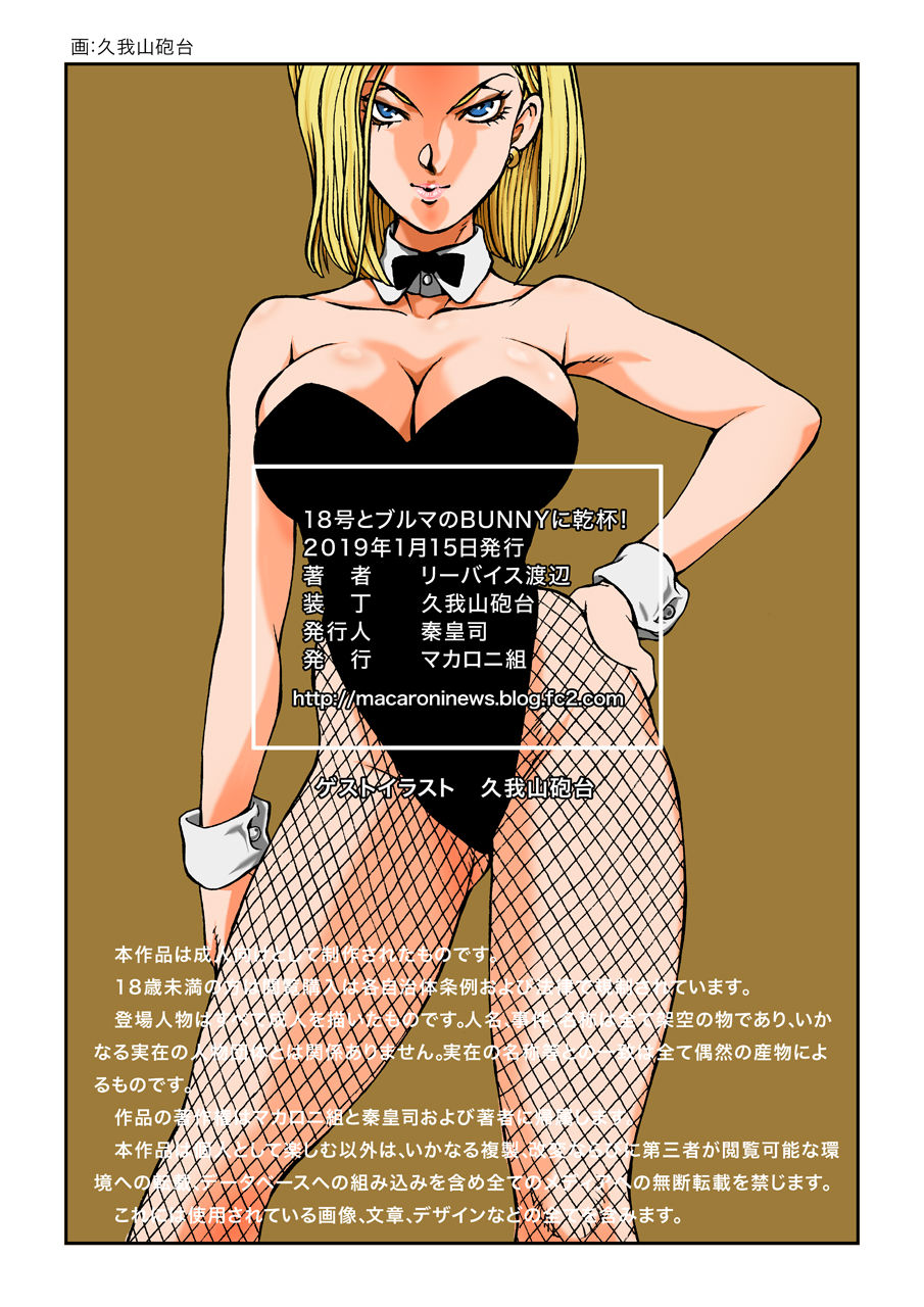 [Macaroni Ring (Liveis Watanabe)] 18 to Bulma no Bunnygirl ni Kanpai! (Dragon Ball Z) numero di immagine  19