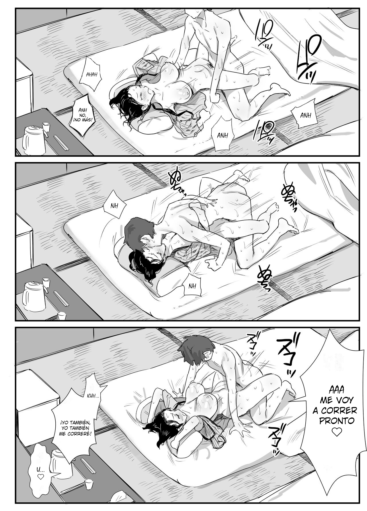 [Dynamic Mom (Onodera, Uni18)] Natsu to Oba-san Tokubetsu Hen ~Onsen Ryokou no Ken~ [Spanish] [Digital] image number 7