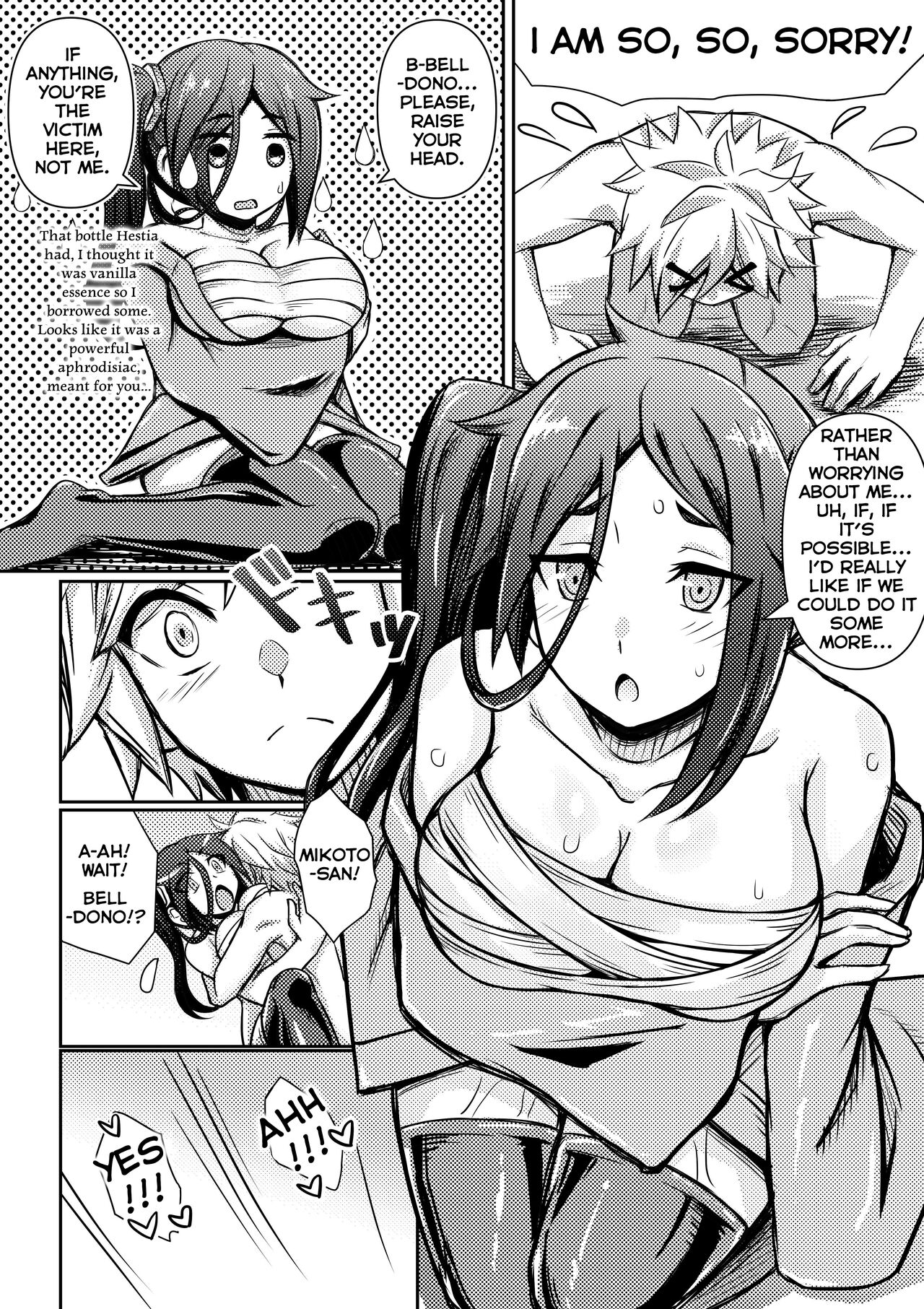 [Bareisho Tarou] Mikoto Has Sex With An Out Of Control Bell (Dungeon ni Deai o Motomeru no wa Machigatteiru Darou ka) [English] numero di immagine  10