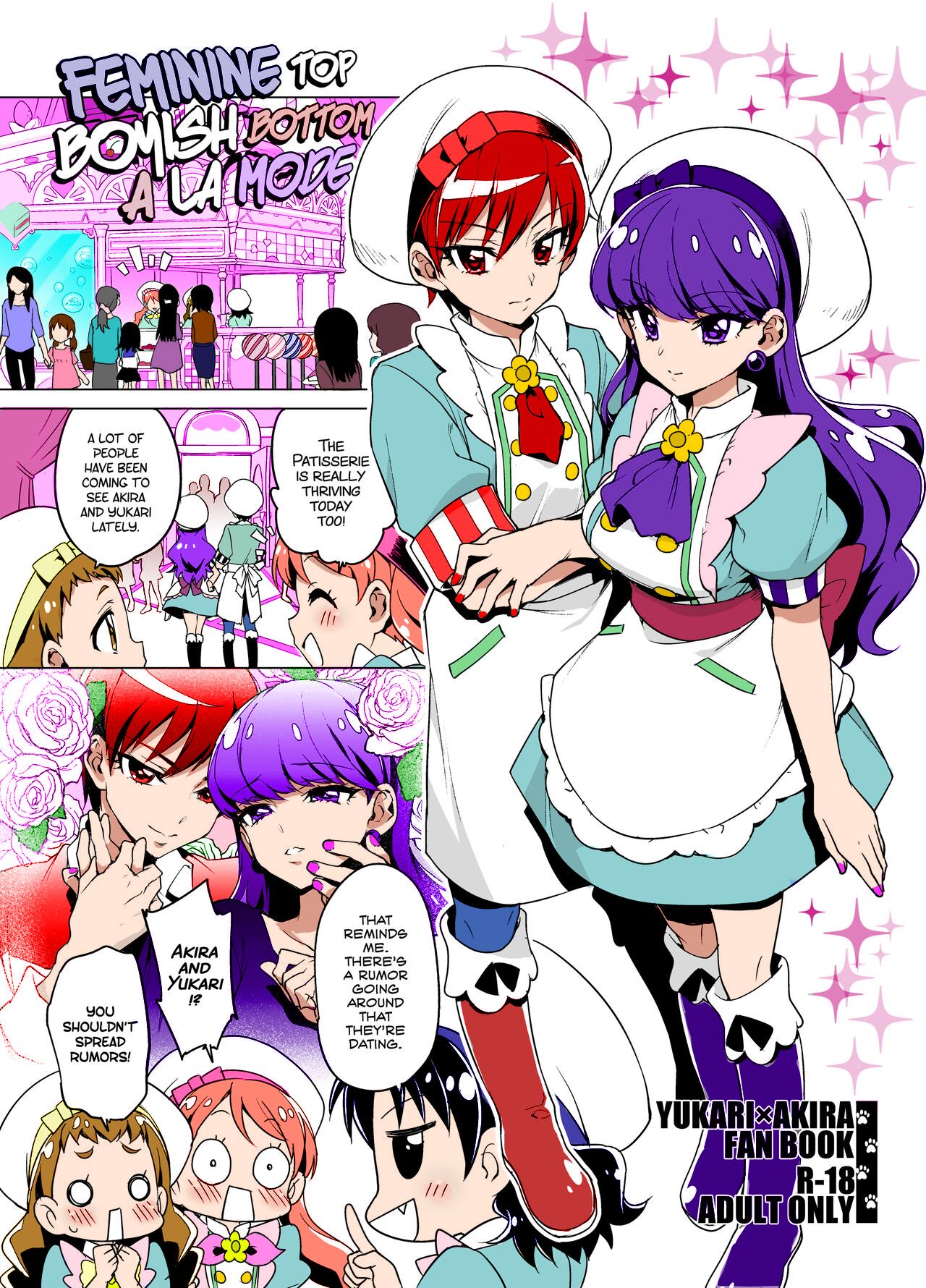 [Muchakai (Mucha)] Femme Tachi Boy Neko a la Mode | Feminine Top, Boyish Bottom a La Mode (Kirakira PreCure a la Mode) [English] {2d-market.com} [Decensored] [Digital] (Colorized) numero di immagine  1