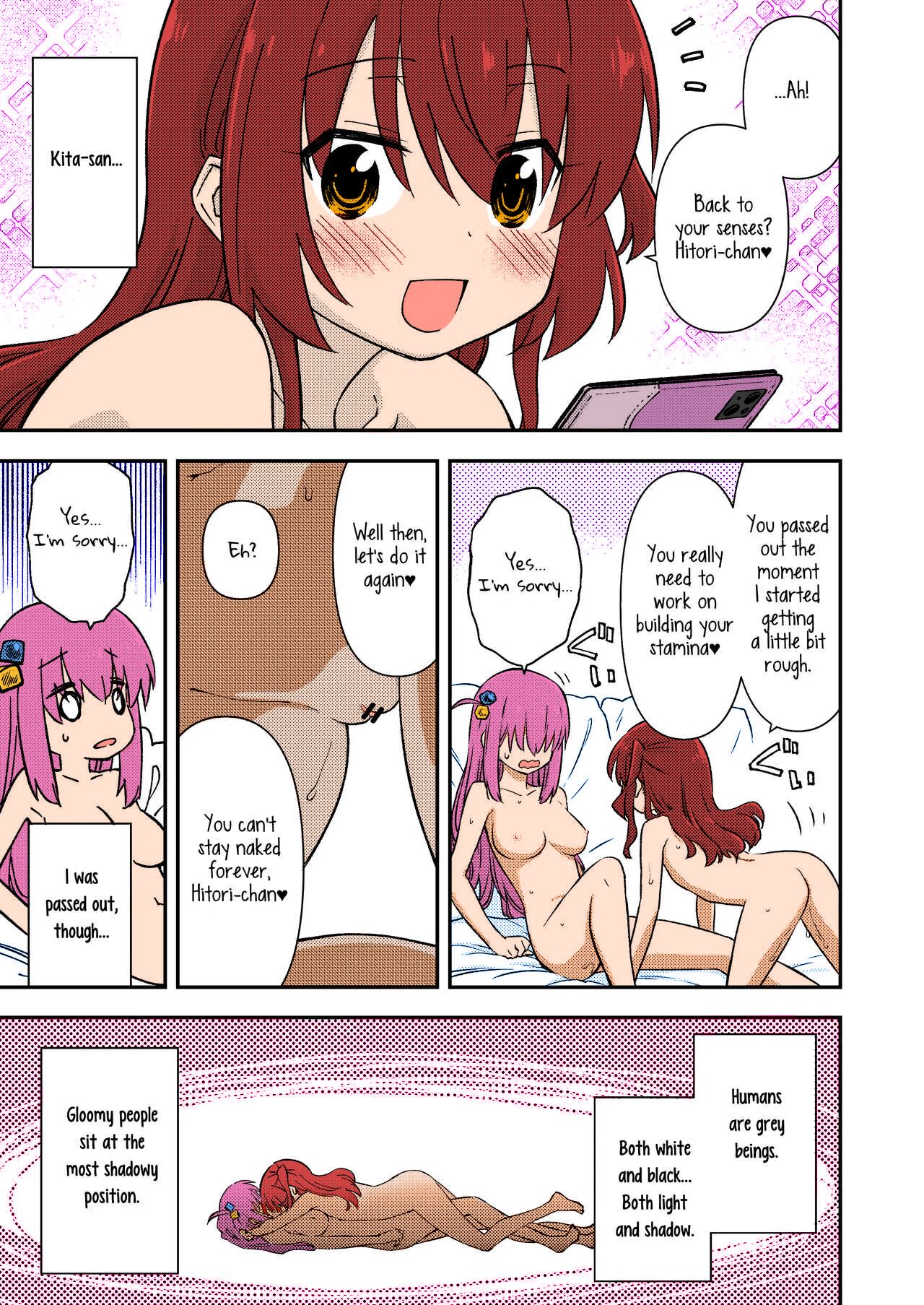 [Didii Temp (Ditama Bow)] Mitekurahyai! | Pleashe Wotch! (Bocchi The Rock!) [English] [/u/ Scanlations] [Colorized] [Digital] numero di immagine  3