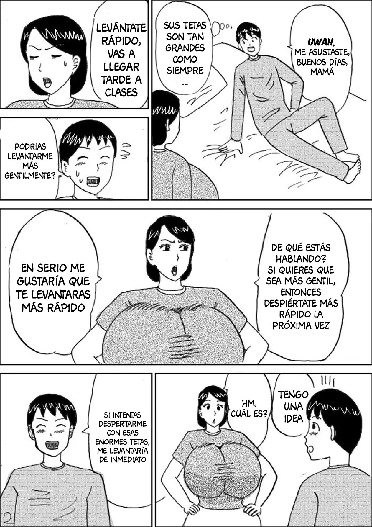 [Konbu-Maru] Morning Oppai [Spanish] [Anything] 이미지 번호 2
