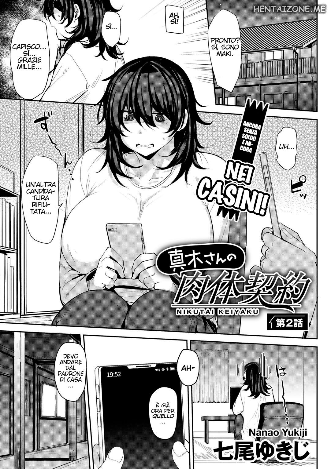 [Nanao Yukiji] Maki-san no Nikutai Keiyaku - Dai 2 Wa | Il Contratto di Maki Ch. 2 (COMIC Gucho Vol. 14) [Italian] première image