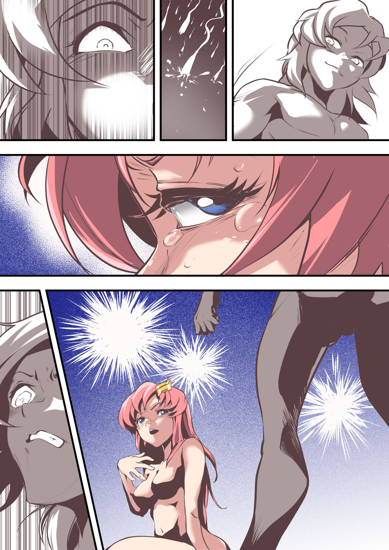 [ヤキトリア] 闇に落ちろキ〇・ヤマト 狙われたラ〇ス・クラインは種を付けられる運命 image number 46