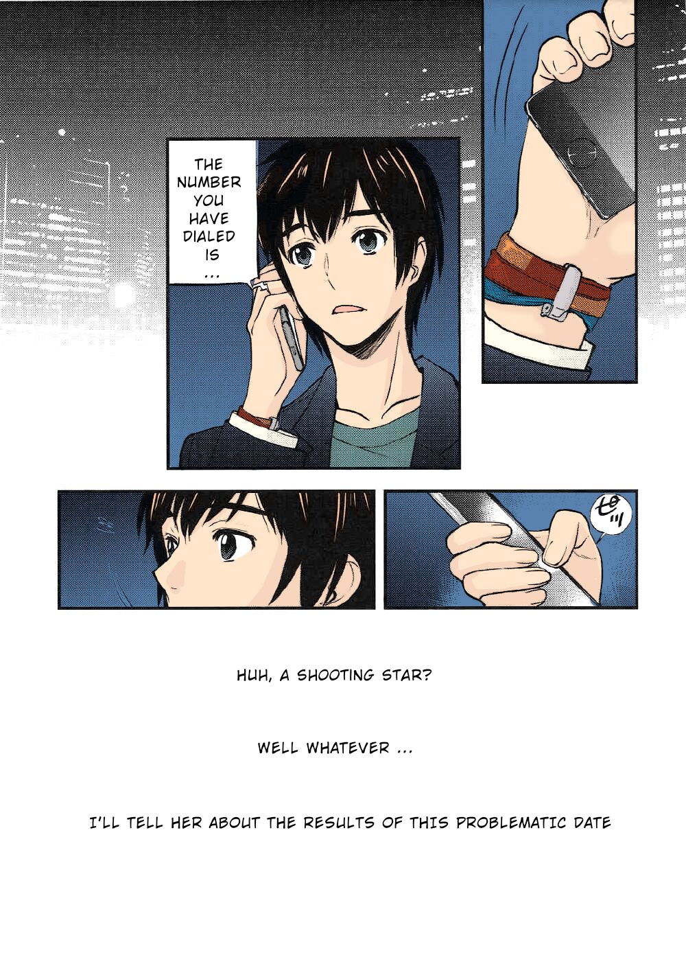 Kimi no Na wa. - & and & - Mitsuha Miyamziu & Teshigawara Katsuhiko (Coelacanth) (colored by mikakucoloring) изображение № 41