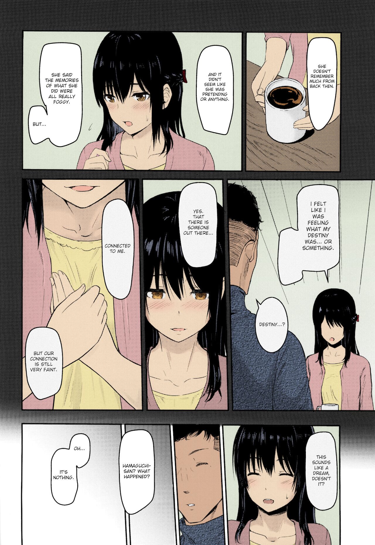 Kimi no Na wa. - & and & - Mitsuha Miyamziu & Teshigawara Katsuhiko (Coelacanth) (colored by mikakucoloring) image number 155