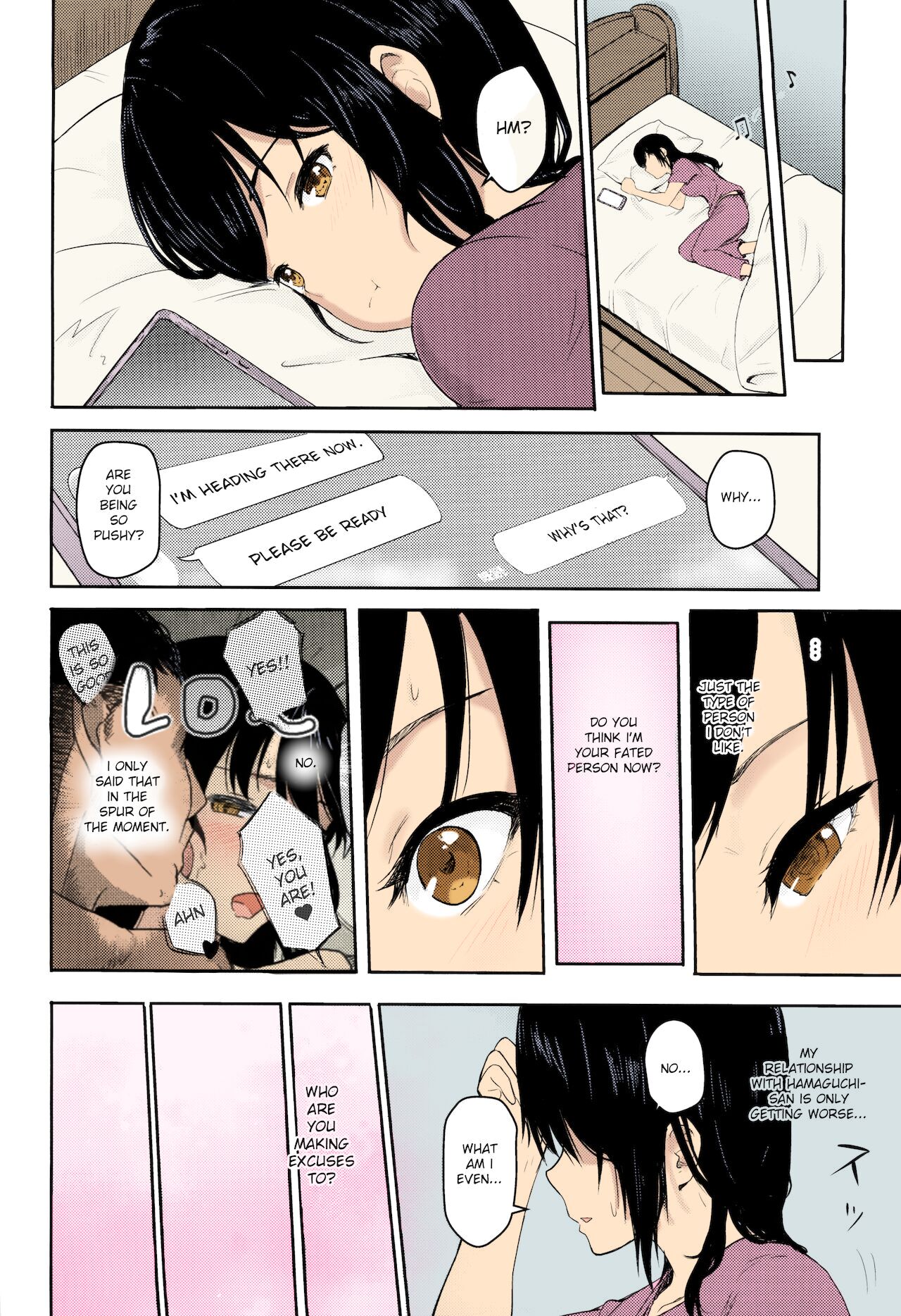 Kimi no Na wa. - & and & - Mitsuha Miyamziu & Teshigawara Katsuhiko (Coelacanth) (colored by mikakucoloring) image number 157