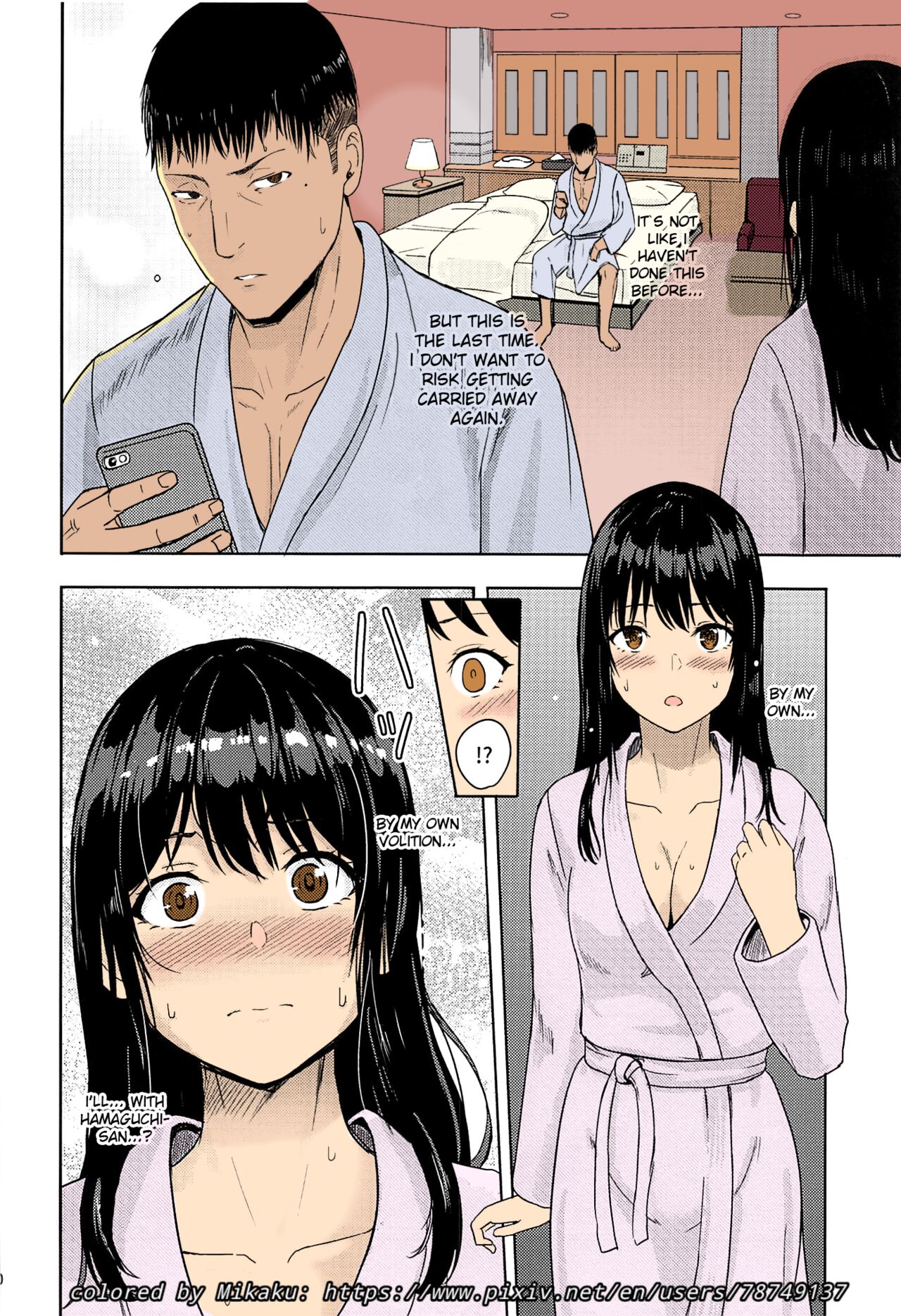 Kimi no Na wa. - & and & - Mitsuha Miyamziu & Teshigawara Katsuhiko (Coelacanth) (colored by mikakucoloring) image number 179