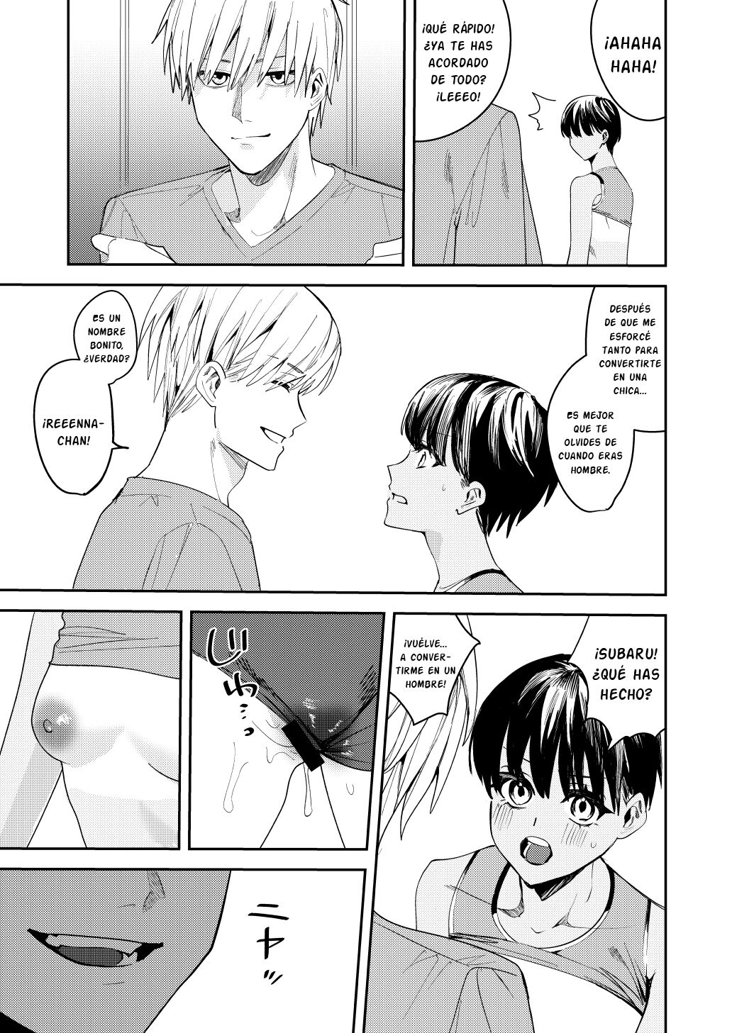 [Amuai Okashi Seisakusho (Betty, Totoyasu)] Rikujoubu no Ore ga Onna ni Sarete Kairaku ni Ochiteiku Ohanashi [Spanish] [Ayanokoji el pelao] numero di immagine  7