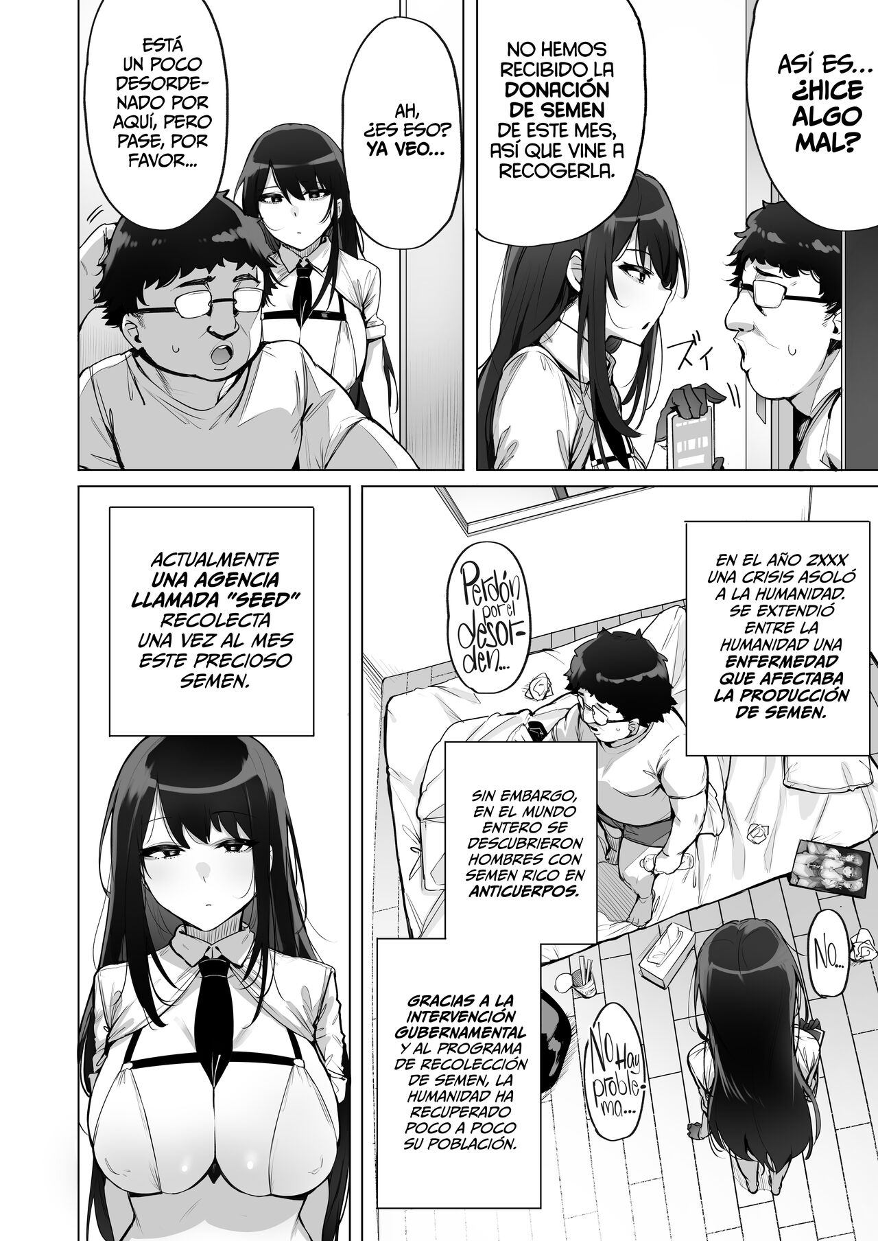 (C102) [wakamaker (wakamesan)] Anata no Semen Kaishuu Shimasu | Estoy Aquí para Recolectar tu Semen [Spanish] [EromegameTT y NTINFS] image number 3