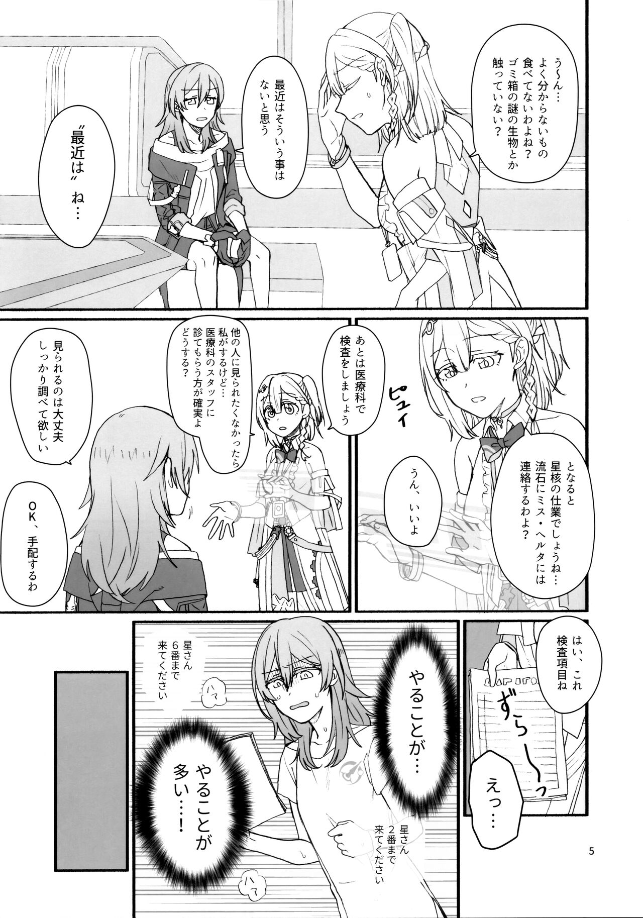 (C103) [Canary to Tsubame (Hayakawa Torinone)] astrogazer (Honkai: Star Rail) 图片编号 4