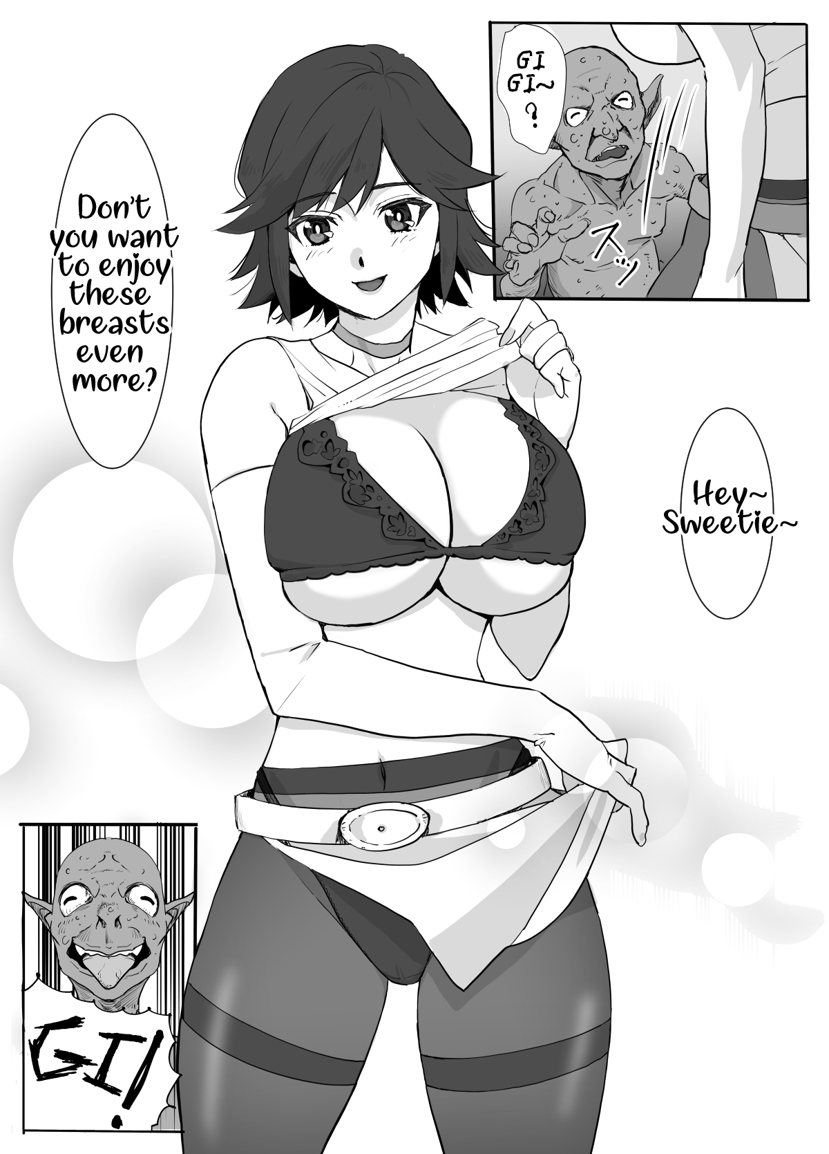 [Wonderful Sweater] Hitozuma Boukensha Doukutsu ~Teikyuu Monster Oppai Houshi~ | Married Adventurer Cave Adventuring ~Low Rank Monsters Boob Service~ [English] 9eme image