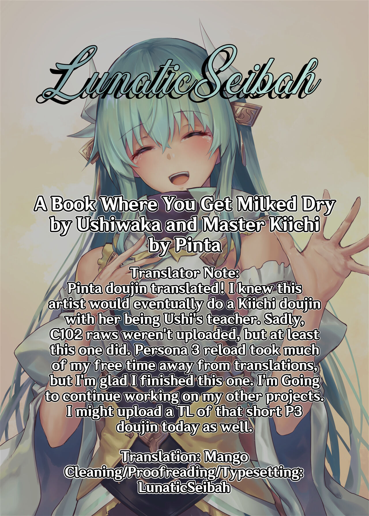 (C103) [Ayashii Bochi (PINTA)] A Book Where You Get Milked Dry by Ushiwaka and Master Kiichi (Fate/Grand Order) [English] [LunaticSeibah] imagen número 31