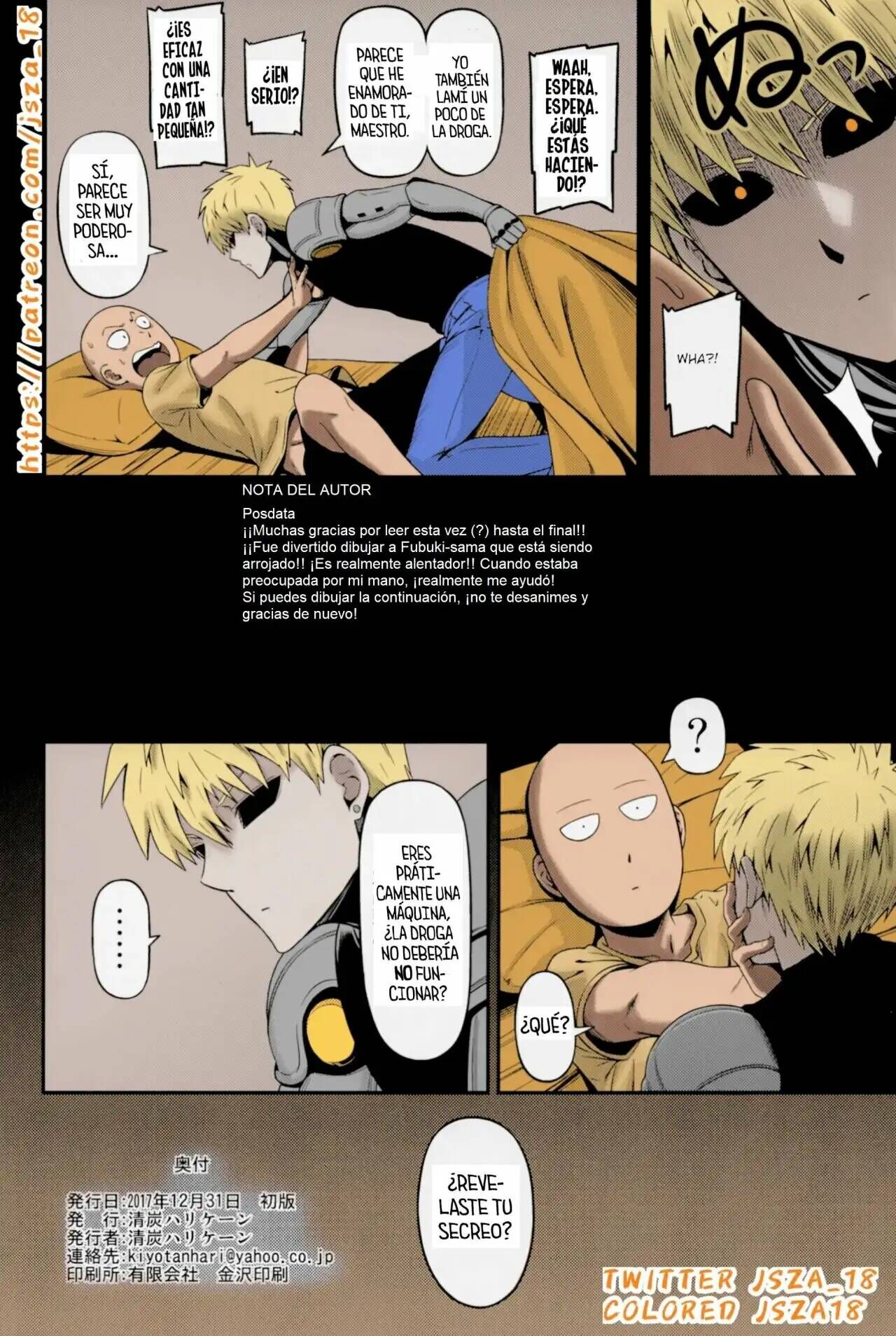 [Kiyosumi Hurricane] ONE-HURRICANE 6 (One Punch Man) [Spanish] [Colorized] [Mister Nugget] image number 33