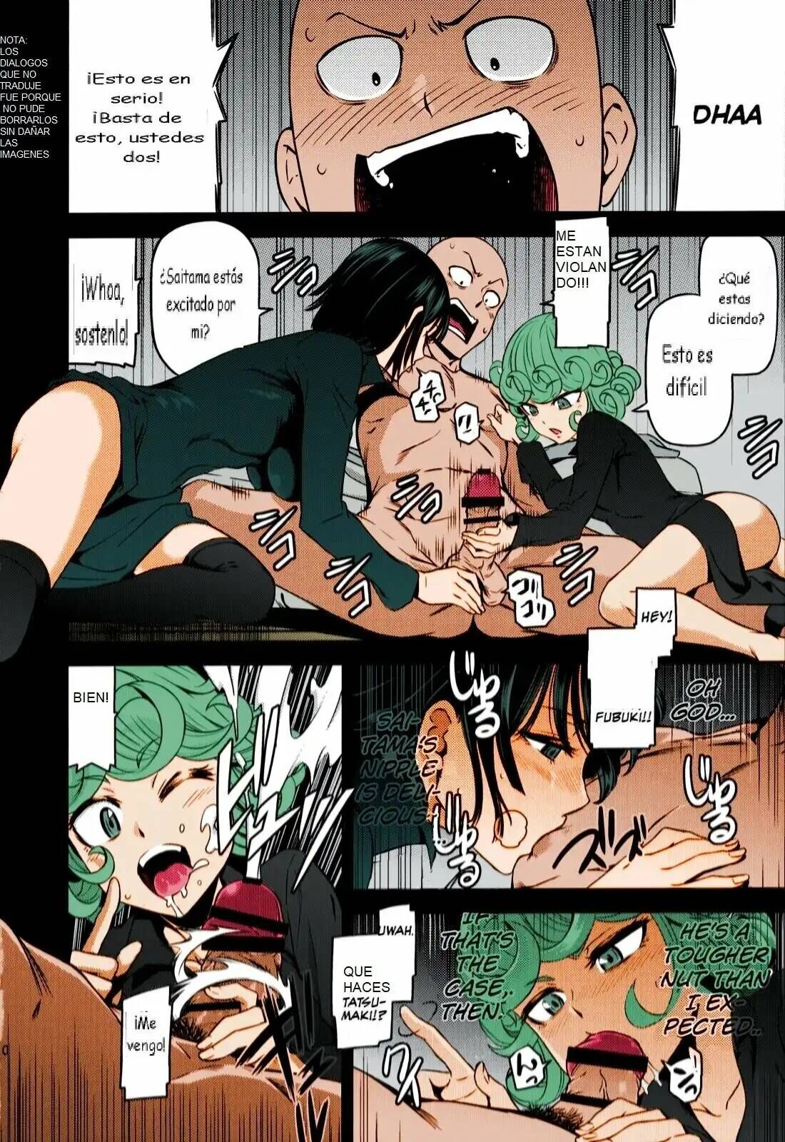 (C90) [Kiyosumi Hurricane (Kiyosumi Hurricane)] ONE-HURRICANE 4 (One Punch Man) [Spanish] [Colorized] image number 11