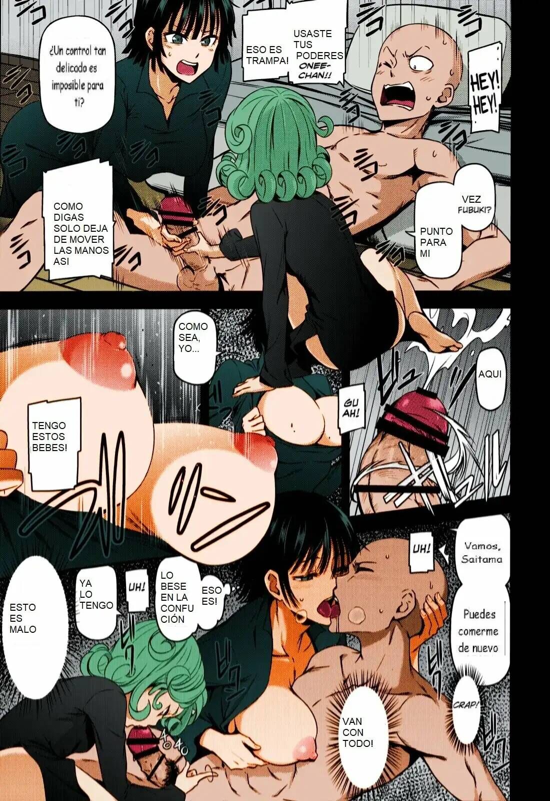 (C90) [Kiyosumi Hurricane (Kiyosumi Hurricane)] ONE-HURRICANE 4 (One Punch Man) [Spanish] [Colorized] image number 12