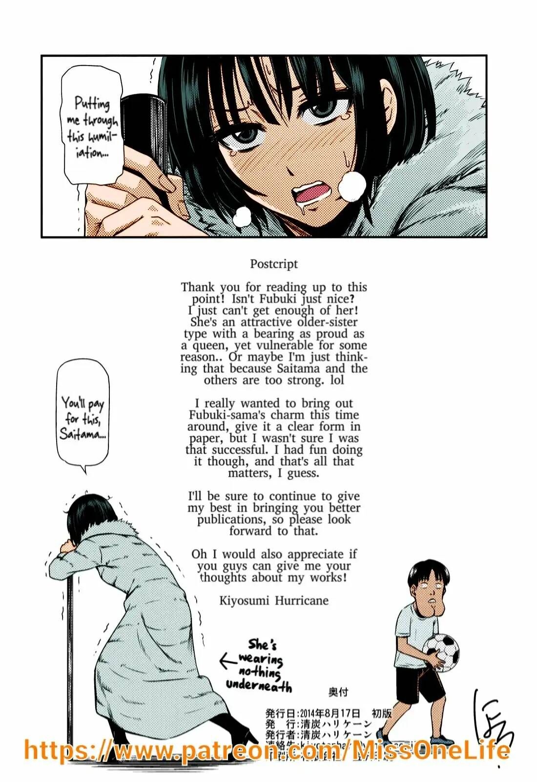 (C86) [Kiyosumi Hurricane (Kiyosumi Hurricane)] ONE-HURRICANE (One Punch Man) [Spanish] [Colorized] image number 38