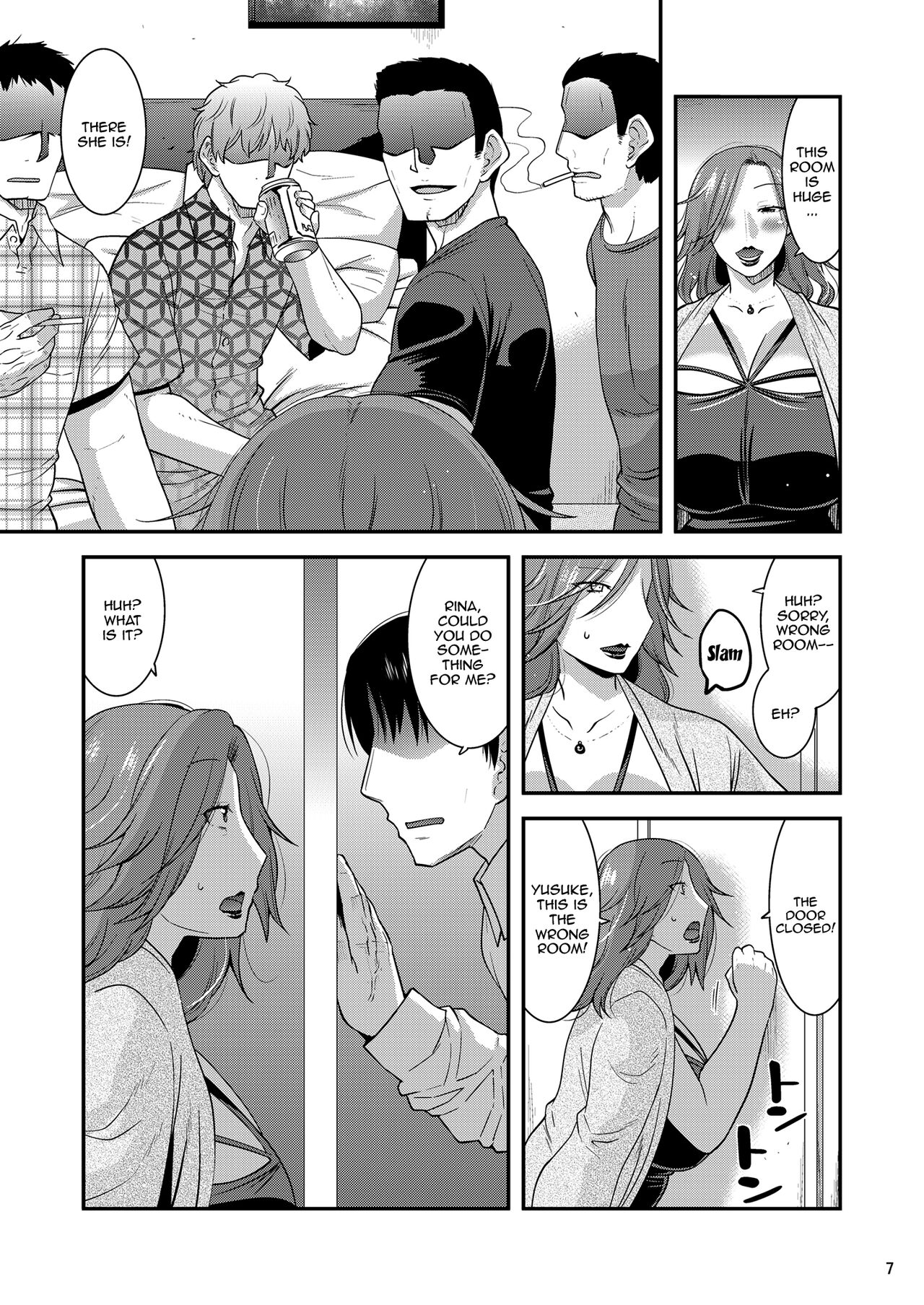 [gos to vi (Utamaro)] Chijoku ni Harami Datsu Maso Tsuma | The Masochistic Wife Falls To Sexual Humiliaton and Gets Pregnant [English] {Doujins.com} [Digital] 6eme image