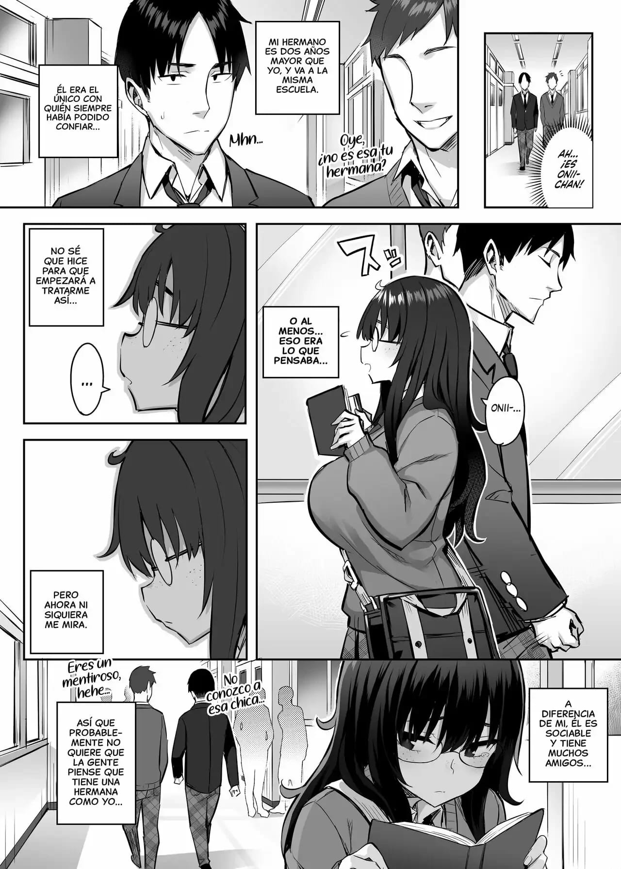 [Ichibocchi (Ichinomiya Yuu)] Moto InCha No Kyonyuu Yariman Imouto Ga Erosugite, Onii-Chan Wa Mou...!! Ch. 0-3 | Mi Hermanita Quien Era Una Comelibros Se Convirtió En Una Puta De Grandes Tetas, Entonces Yo...!! Ch. 0-3 [Spanish] (Completo) 이미지 번호 5