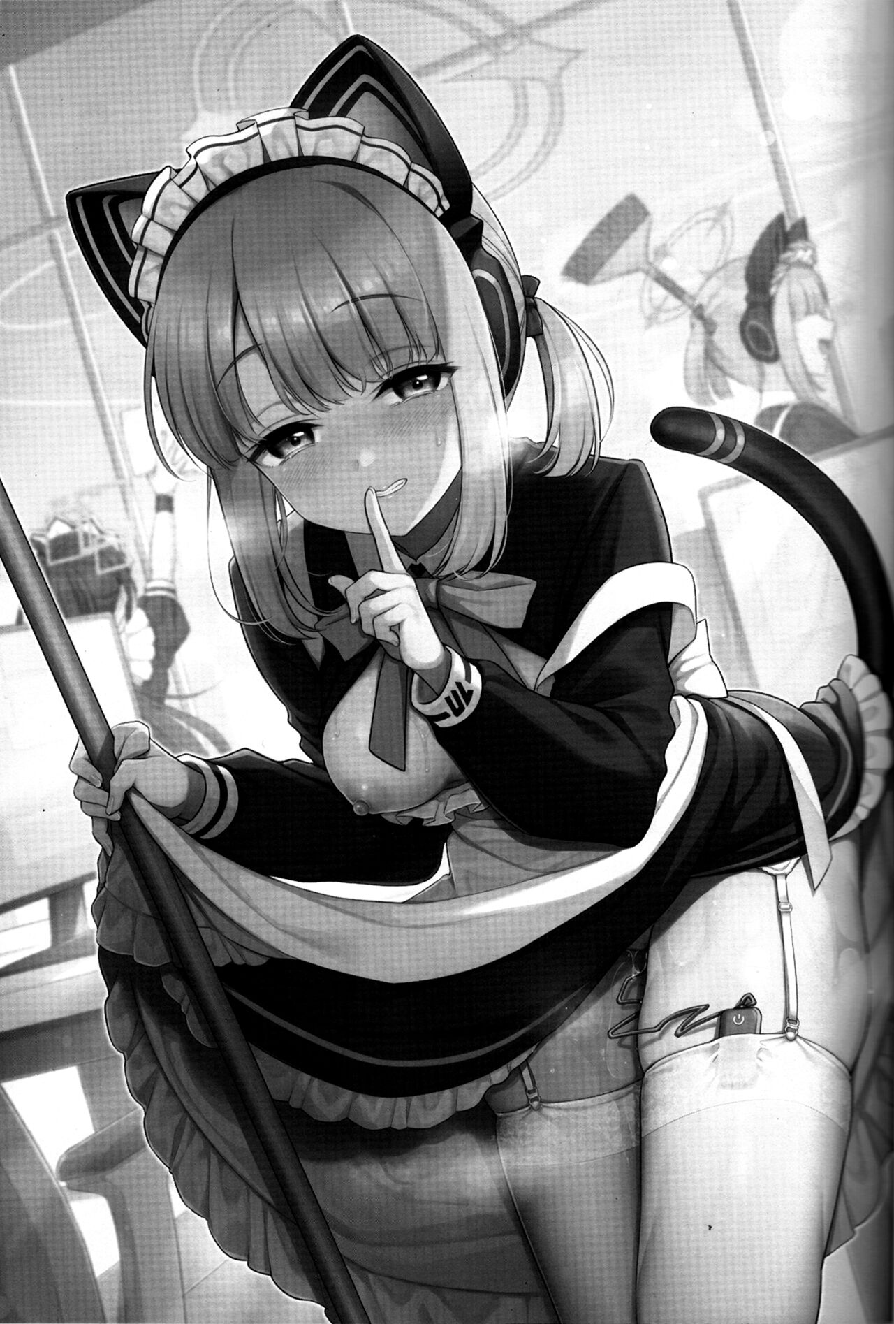 (C103) [K+W (sasachinn)]「Sensei, min'na ni wa naishodesu yo?」(Blue Archive) 2eme image