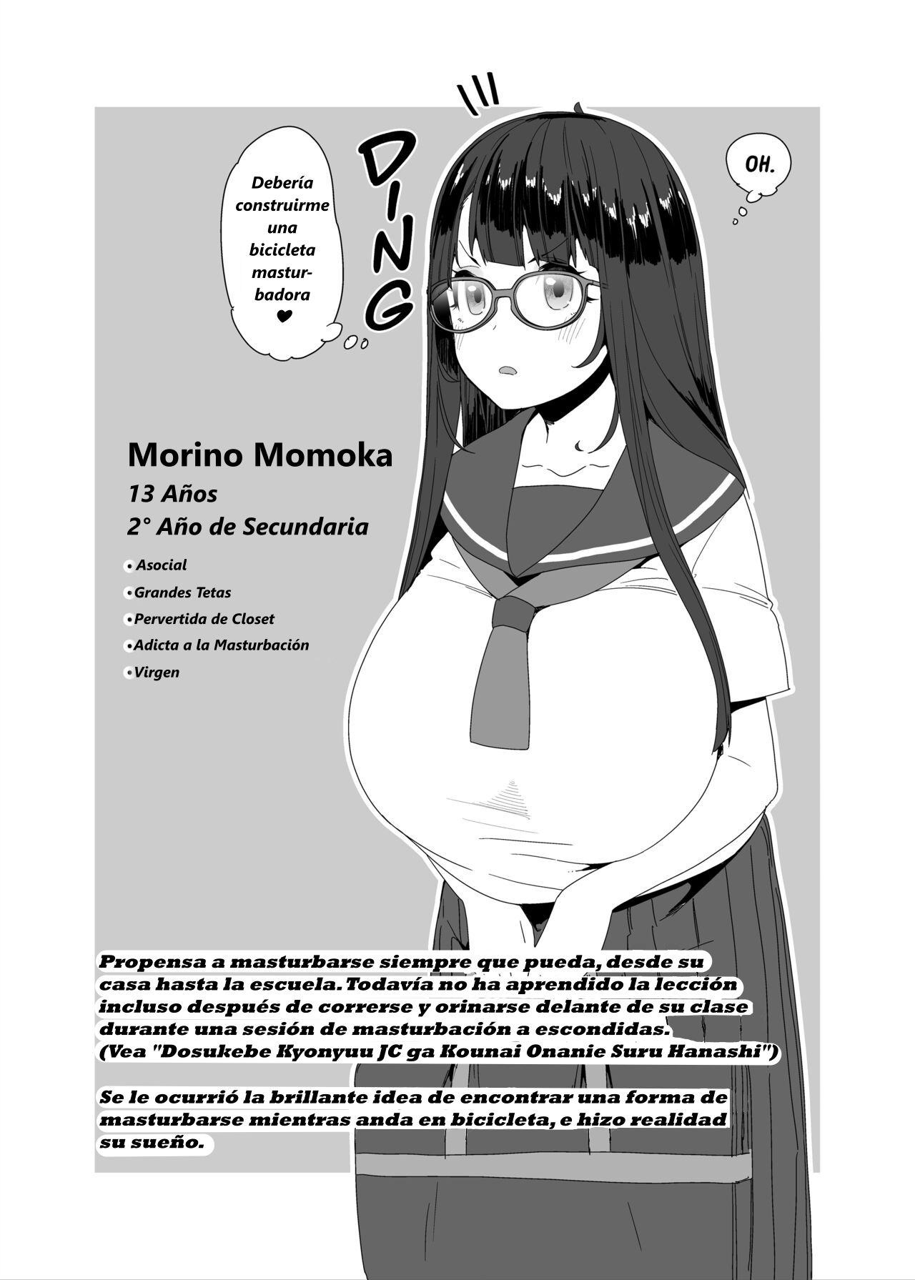 [Condiment Moderately (Maeshima Ryou)] Dosukebe Kyonyuu Joshi ga Acme Jitensha de Osanpo Onanie suru Hanashi  [Spanish] [Inphy]  [Digital] image number 3