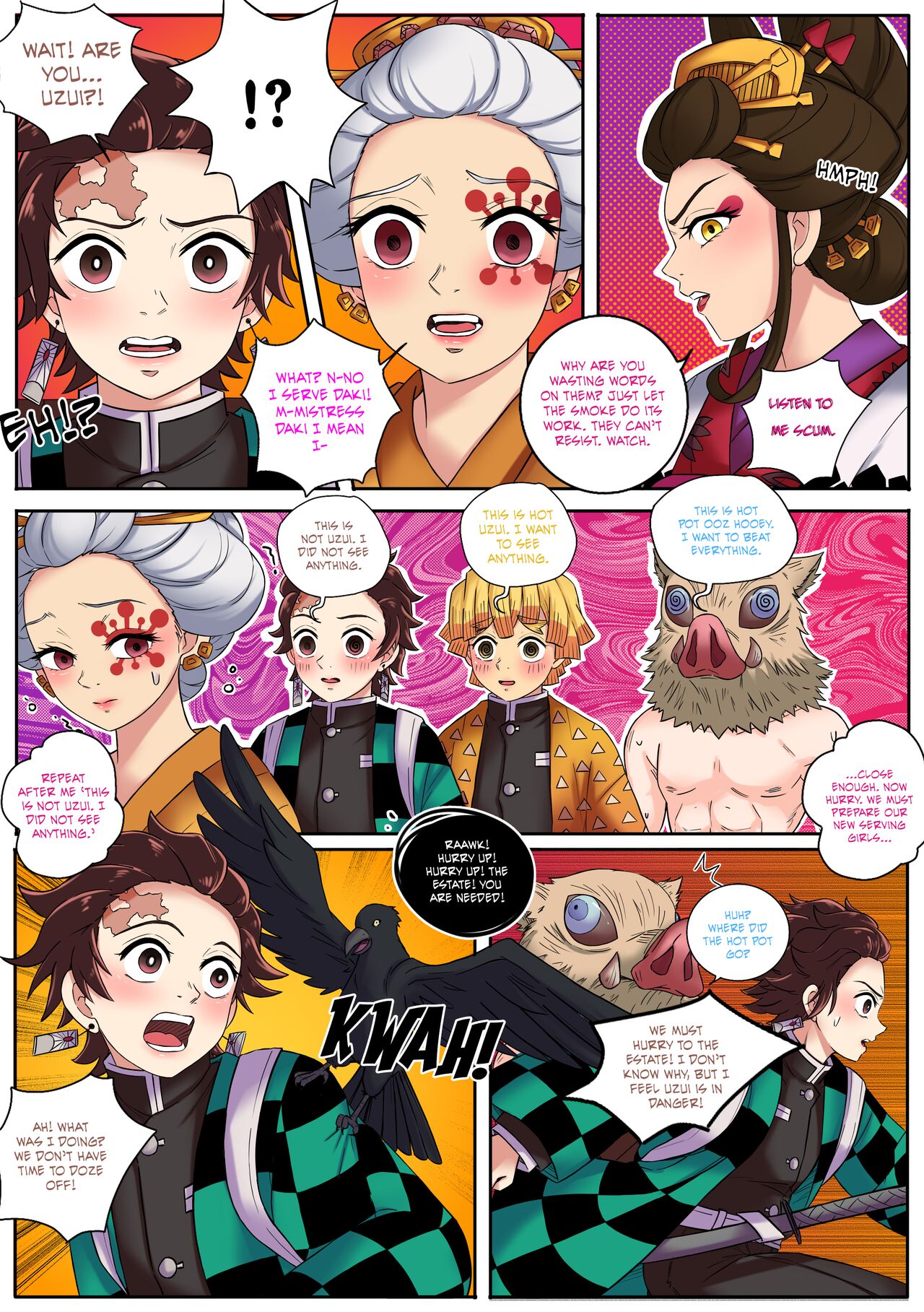 [MayiTGu & MeowWithMe] Demon Slayer | Kimetsu No Yaiba: Red Light District numero di immagine  12