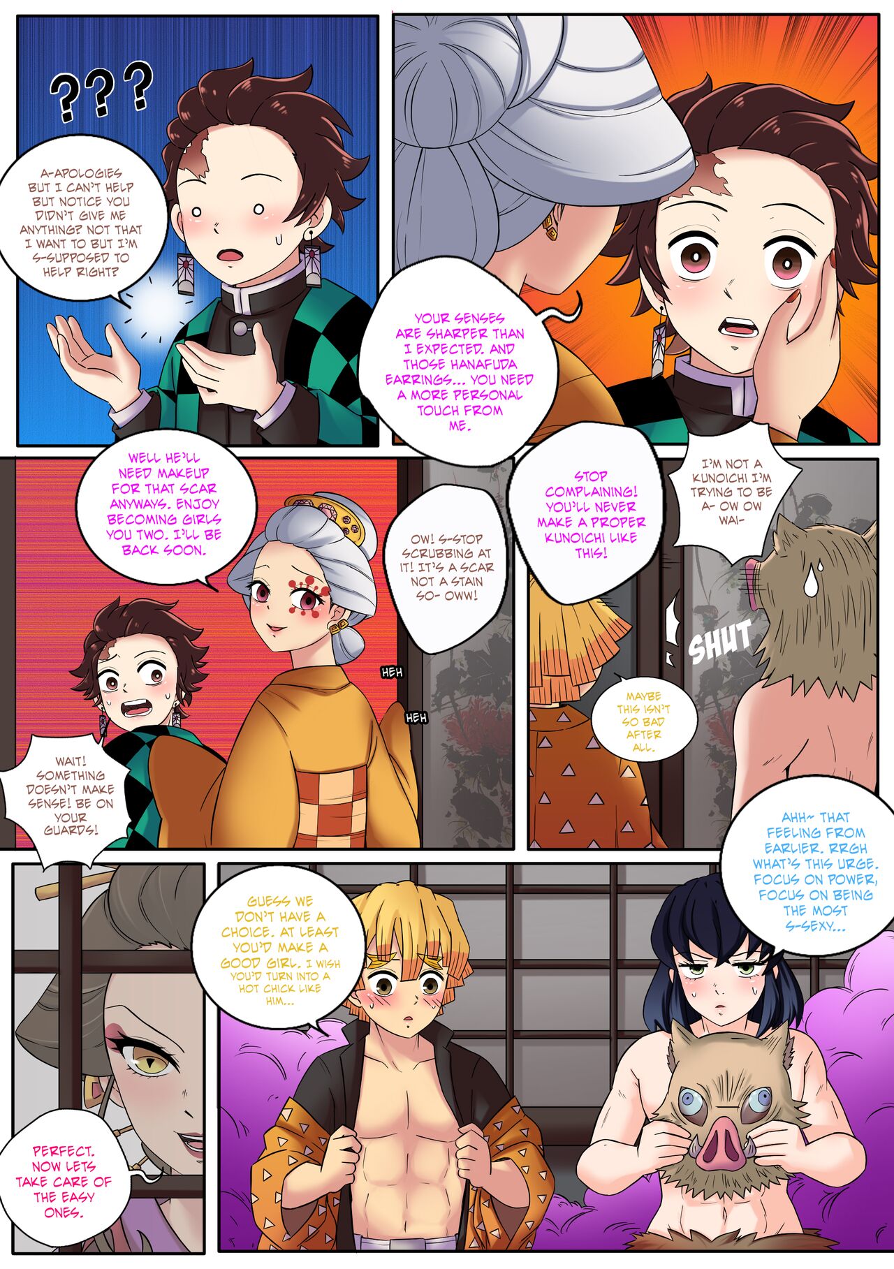 [MayiTGu & MeowWithMe] Demon Slayer | Kimetsu No Yaiba: Red Light District numero di immagine  15