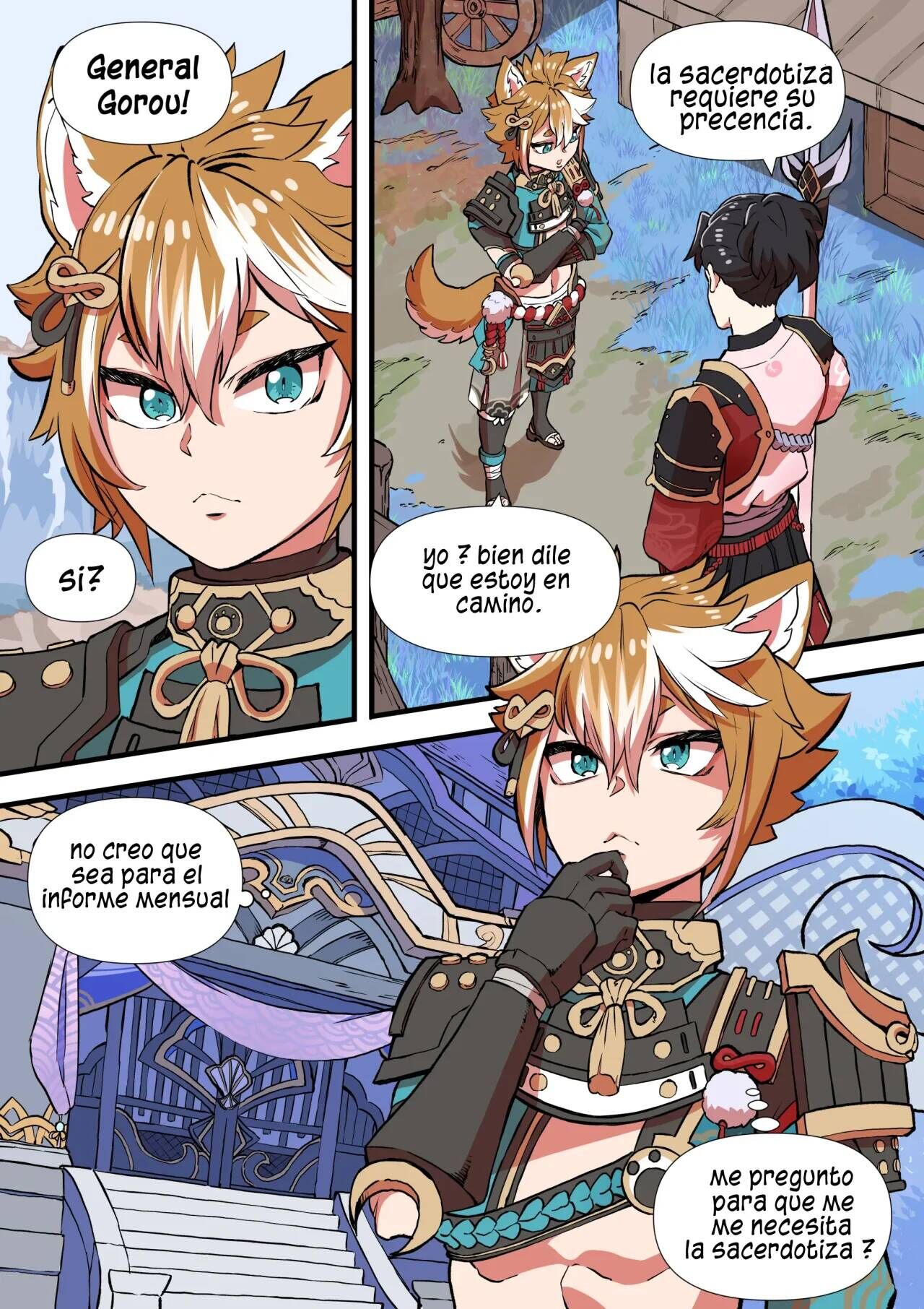 [BLUECANDY] The Gratitude Of Watatsumi Maiden | La Gratitud de la Dama de Watatsumi (Genshin Impact) [Spanish] [Decensored] 图片编号 3