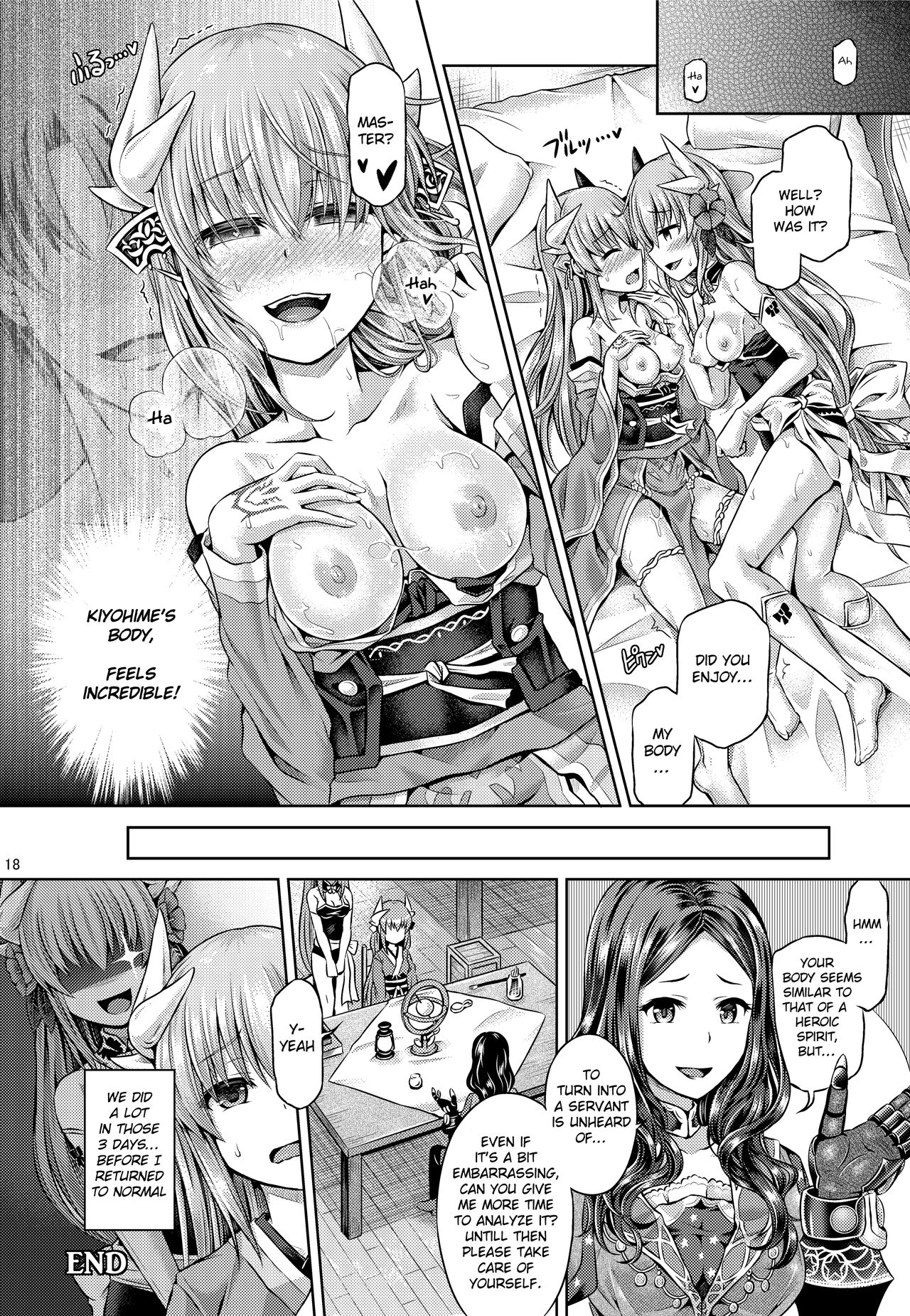 [Dschinghis Khan no Tamanegi wa Ore no Yome (Taniguchi-san)] Master ga Kiyohime ni Kigaetara (Fate Grand Order) [English] [Digital] [Decensored] numero di immagine  19