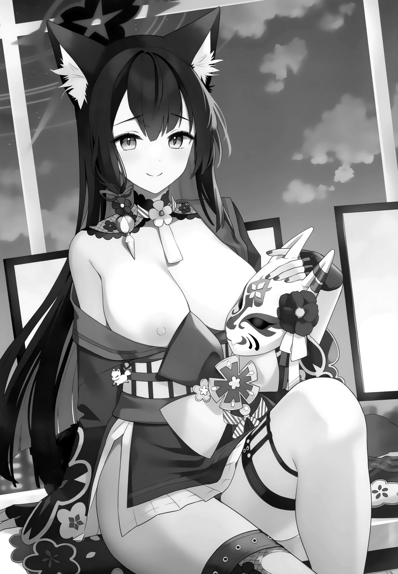 (C103) [nomiyagumi (Ichinomiya)] Zyunzyou Renzyou Hatsuzyoukitsune | 纯情·恋情·发情狐 (Blue Archive) [Chinese] [欶澜汉化组] 58eme image