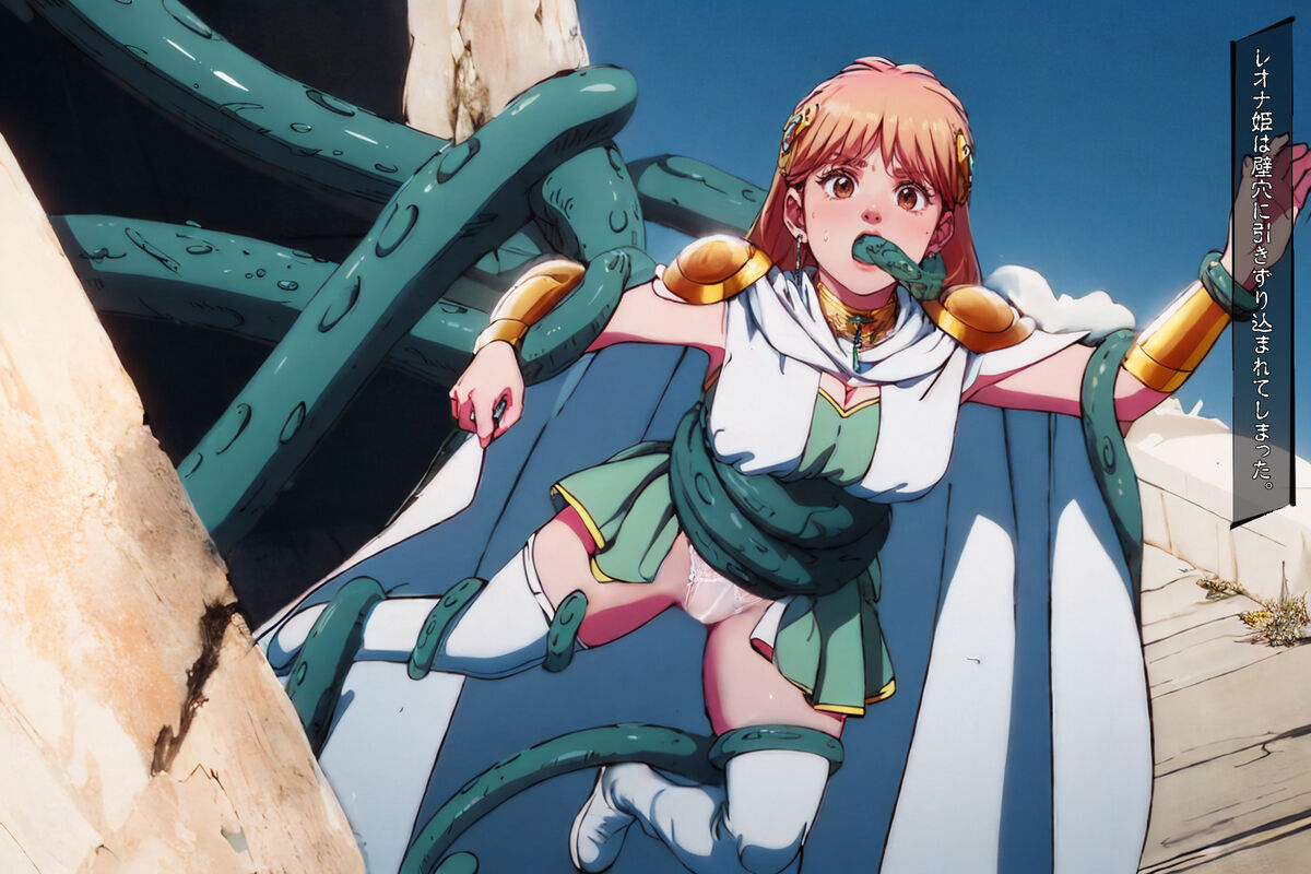 Interspecies sexual behaviour of leona part 2 (Dragon Quest Dai no Daibouken) image number 44