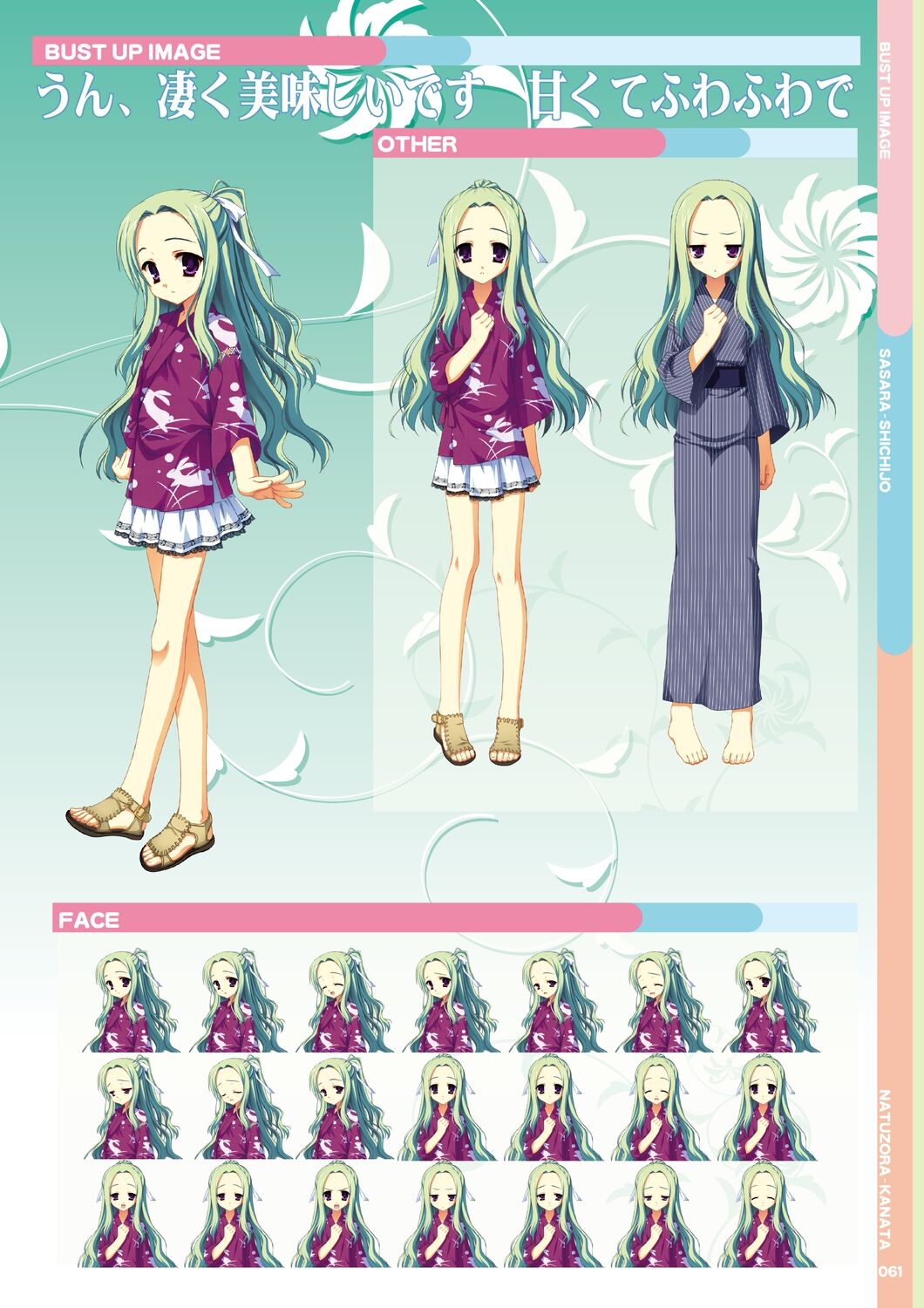 [Yuzusoft] Natsuzora Kanata Official Visual Fan Book image number 63