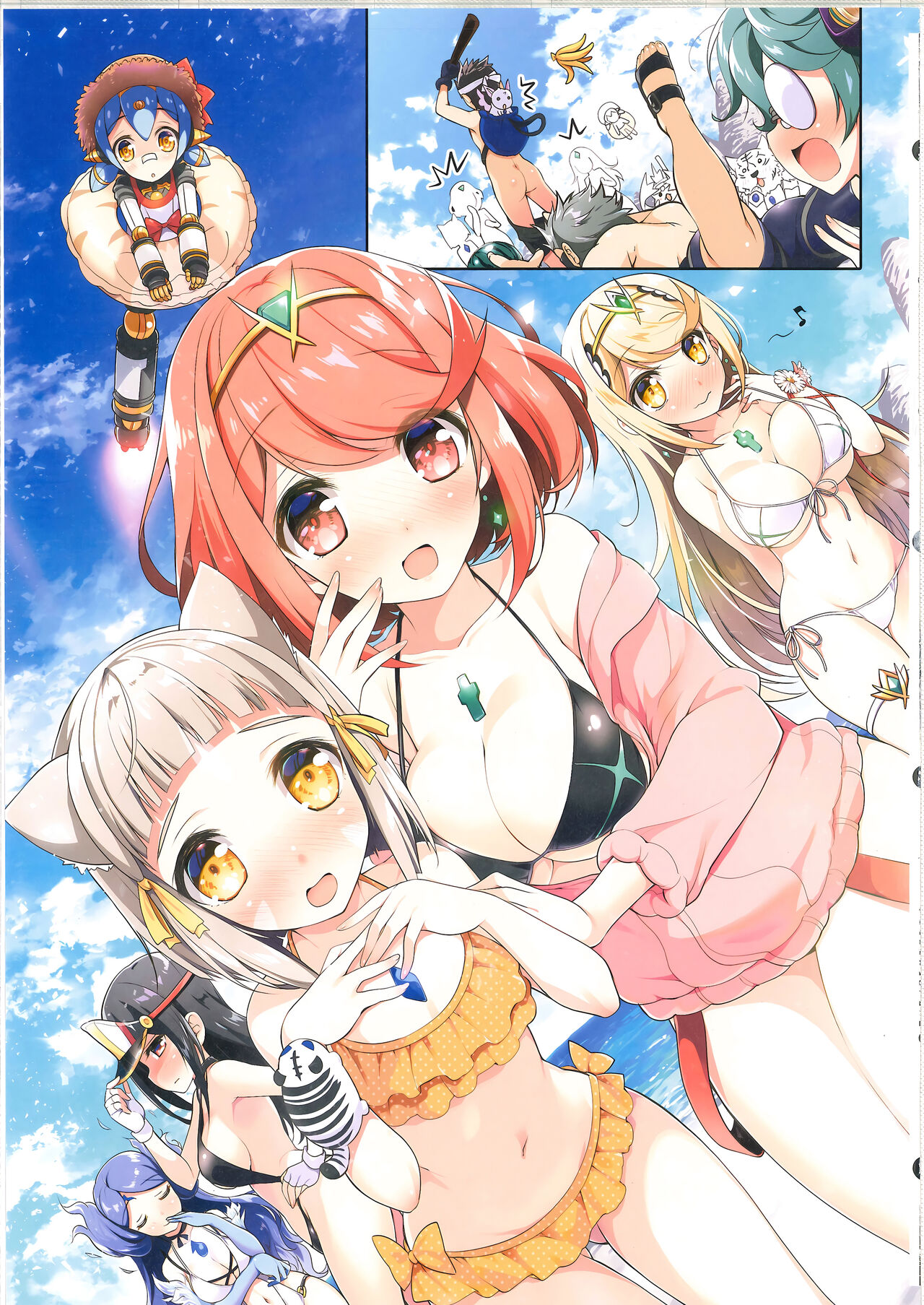 (COMIC1☆20) [Watsukiya (Watsuki Rumi, Yuuki Sei)] RE:COLORS! #01 Colors!/Reboot Homu Hika Nia Route (Xenoblade Chronicles 2) [Chinese] [甜族星人x我不看本子汉化] изображение № 42