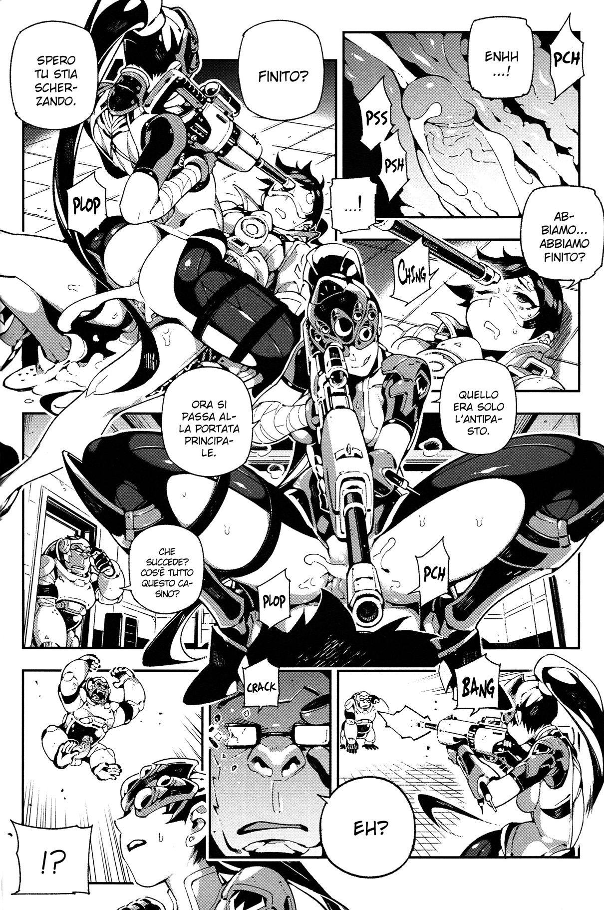 (FF29) [Bear Hand (Fishine, Ireading)] OVERTIME!! OVERWATCH FANBOOK VOL.1 (Overwatch) [hentai-archive] {Italian} 画像番号 21