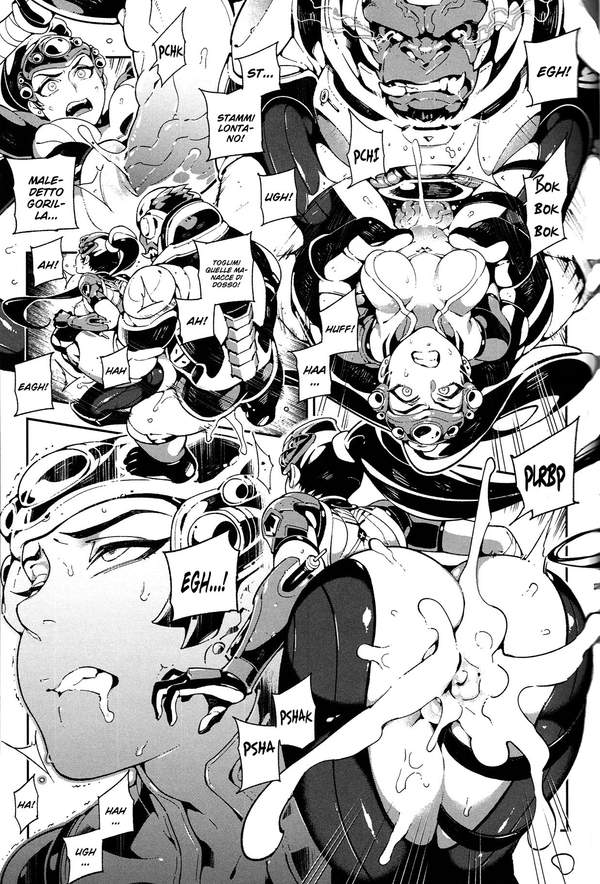 (FF29) [Bear Hand (Fishine, Ireading)] OVERTIME!! OVERWATCH FANBOOK VOL.1 (Overwatch) [hentai-archive] {Italian} imagen número 22