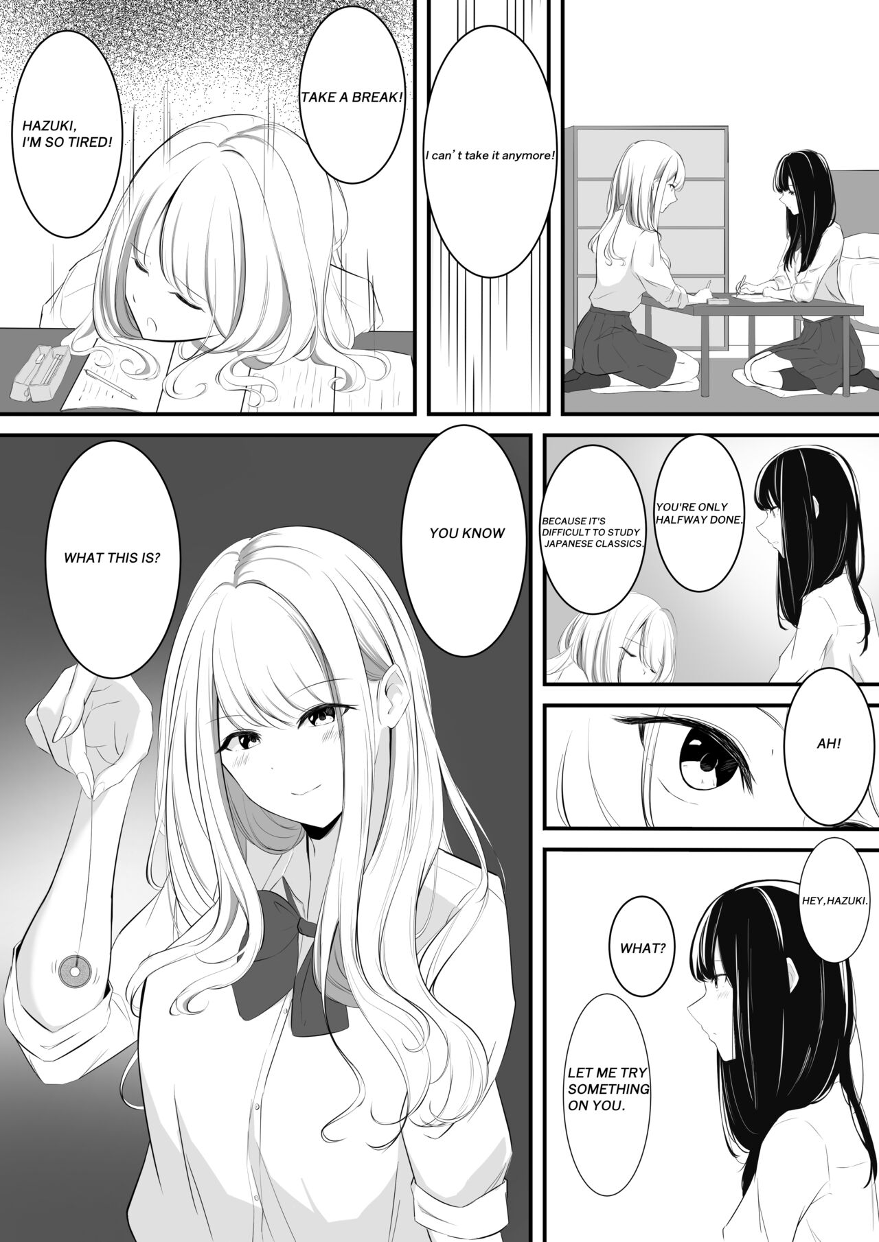 [utsuro_butai] Yuri comic Part 1,2 and 3. [English] 图片编号 1