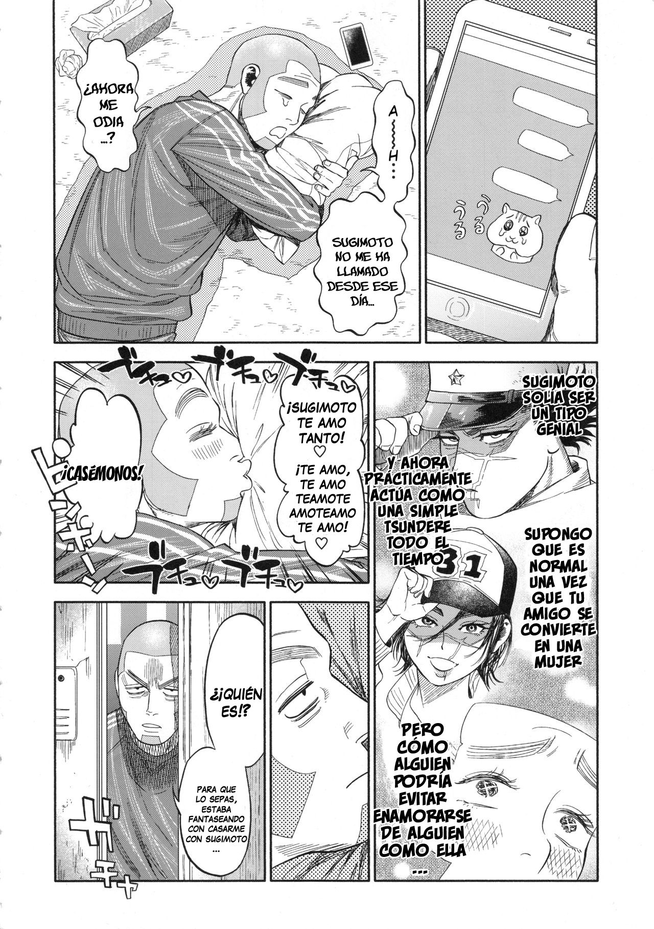 (SPARK13) [JAPAN (USA)] Sugimoto-san to Rakko Nabe Shiyou. | Let's Have Some Sea Otter Meat With Sugimoto-san (Golden Kamuy) [Spanish] [Lanerte] numero di immagine  35