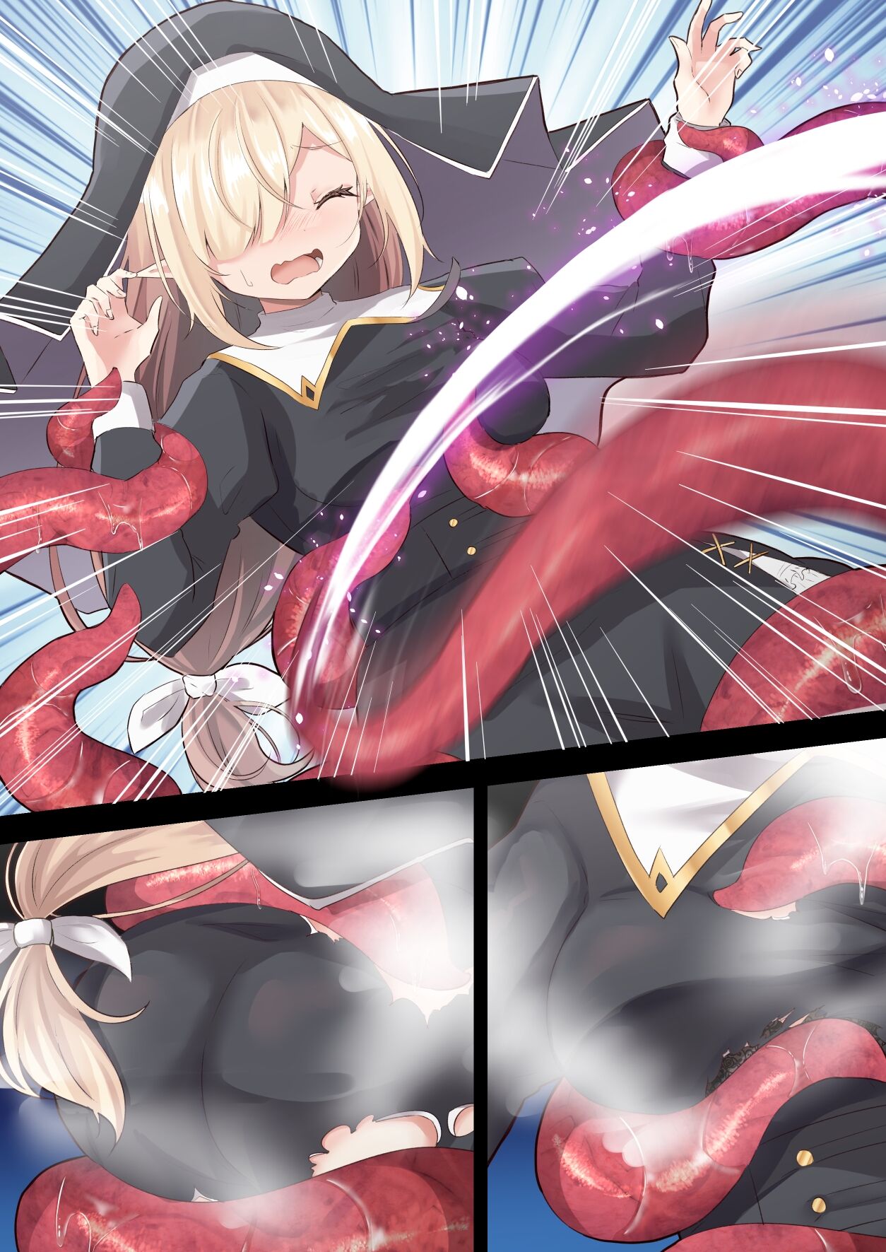 [Yumemimochi Honpo (Bangetsu Setsuka)] Ingoku ni Shizumu Hana ~Kyousei Zecchou Naedokoka Dungeon~ [Chinese] [Digital] numero di immagine  46