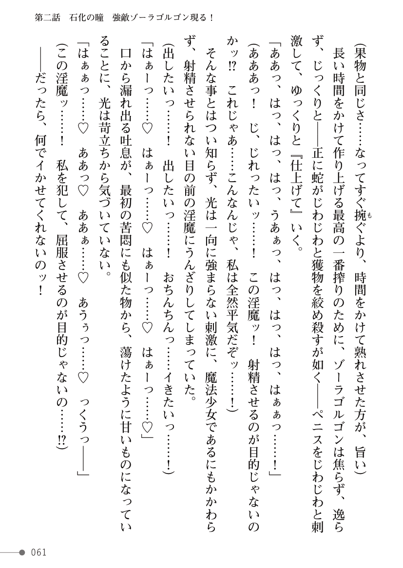 [Kuroi Tsugumi, Morino] Mahou Shoujo Bright Luminous ~Futanari Inma no Sekka no Wana~ 이미지 번호 61