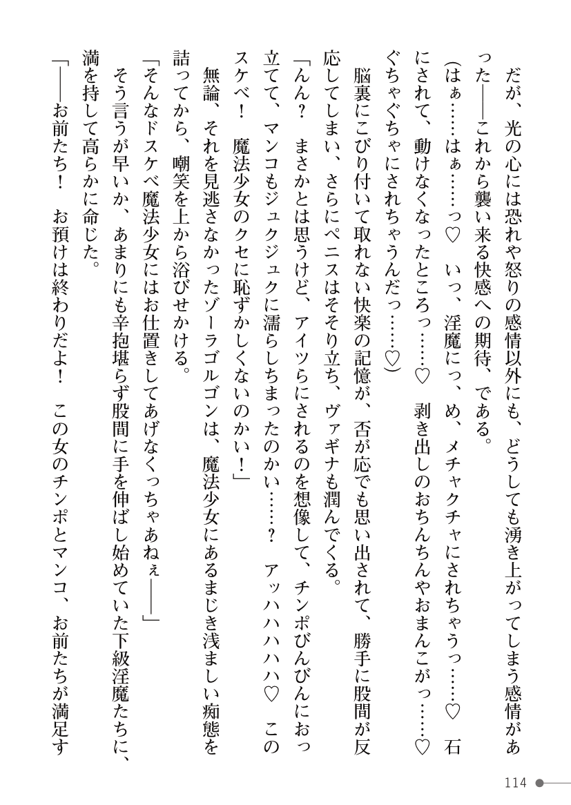 [Kuroi Tsugumi, Morino] Mahou Shoujo Bright Luminous ~Futanari Inma no Sekka no Wana~ 이미지 번호 114