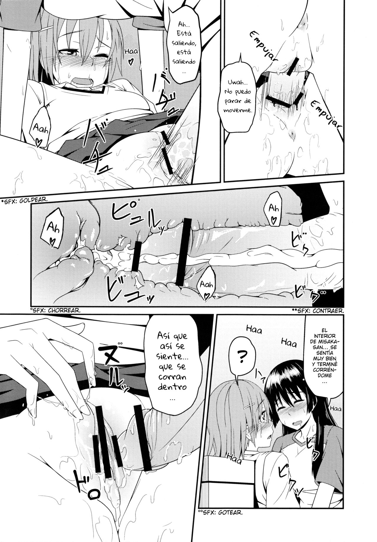 (C84) [AttacHment ~Ai yori H~ (Akino Nonomi)] Toaru Saten to Railgun F | Una Cierta Railgun y Saten F (Toaru Kagaku no Railgun) [Spanish] 图片编号 16