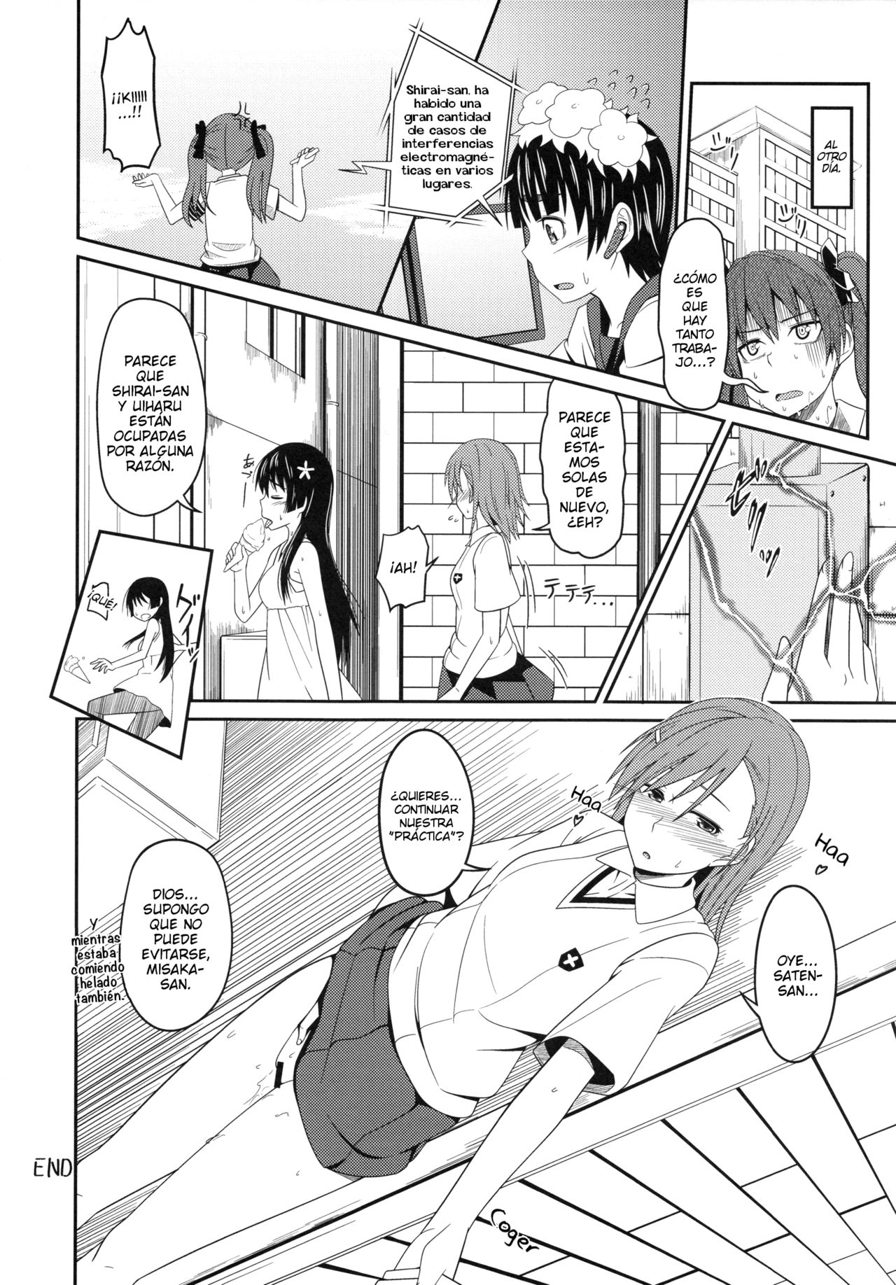 (C84) [AttacHment ~Ai yori H~ (Akino Nonomi)] Toaru Saten to Railgun F | Una Cierta Railgun y Saten F (Toaru Kagaku no Railgun) [Spanish] 图片编号 21