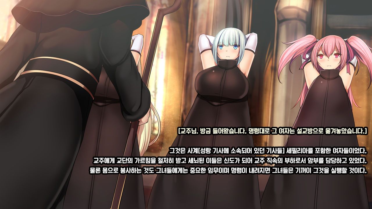 [Mousou Caution (Daiaru)] Senhime Bad Ending 1 -Cool Heroine Buzama Haiboku CG Shuu- [Korean] numero di immagine  39