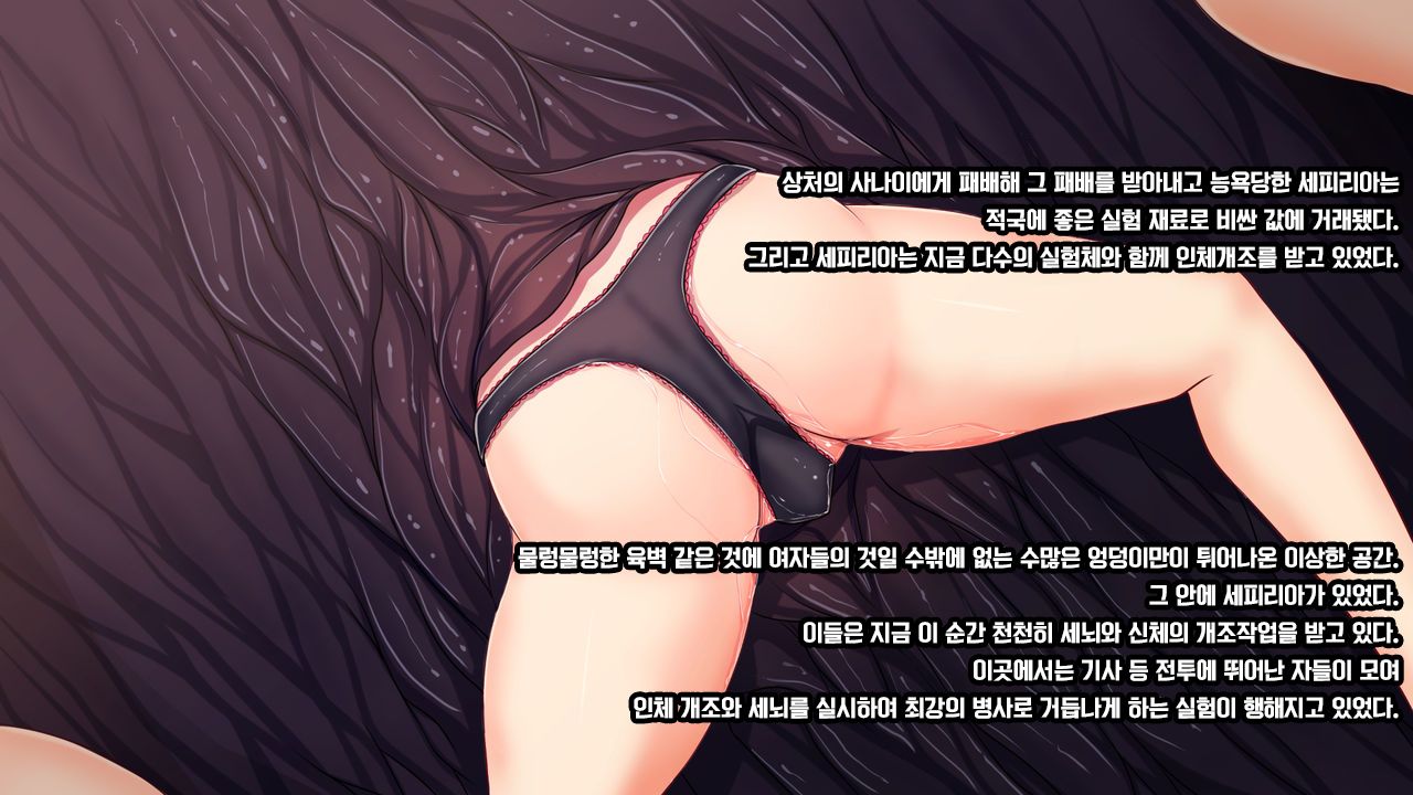 [Mousou Caution (Daiaru)] Senhime Bad Ending 1 -Cool Heroine Buzama Haiboku CG Shuu- [Korean] numero di immagine  84