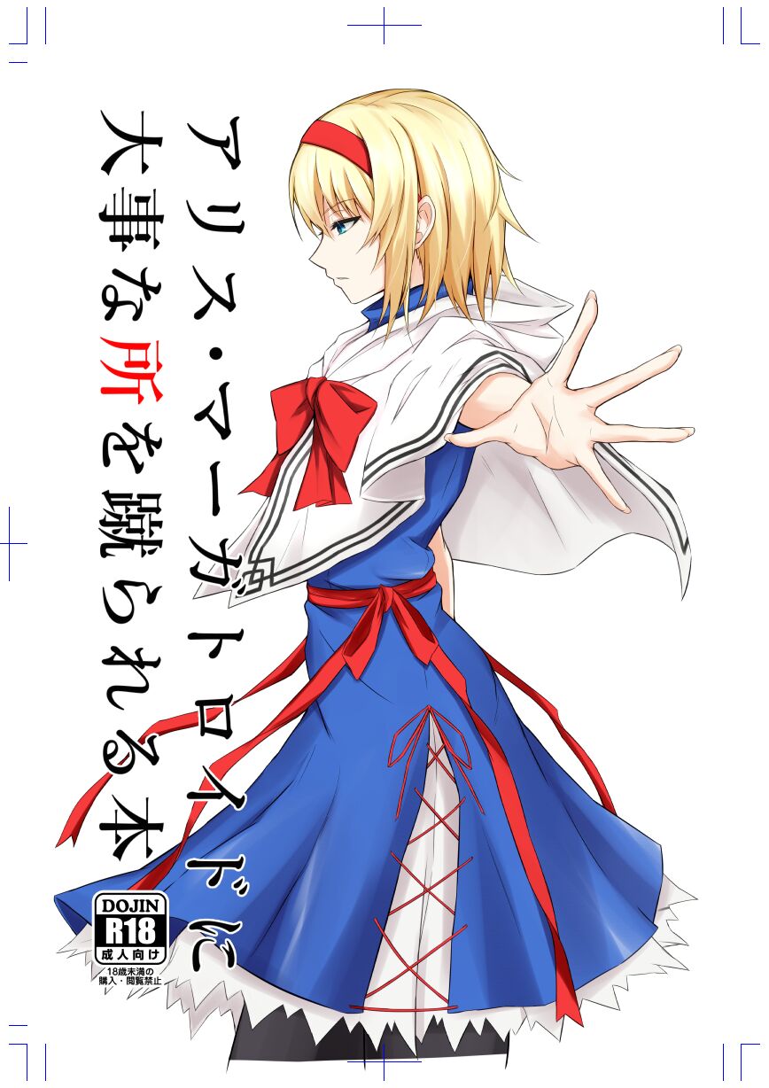 [pikuchi-ya (Piro)] Alice Margatroid ni Daiji na Tokoro o Kerareru Hon | 앨리스에게 중요한 곳을 걷어차이는 책 (Touhou Project) [Korean] [Digital] première image
