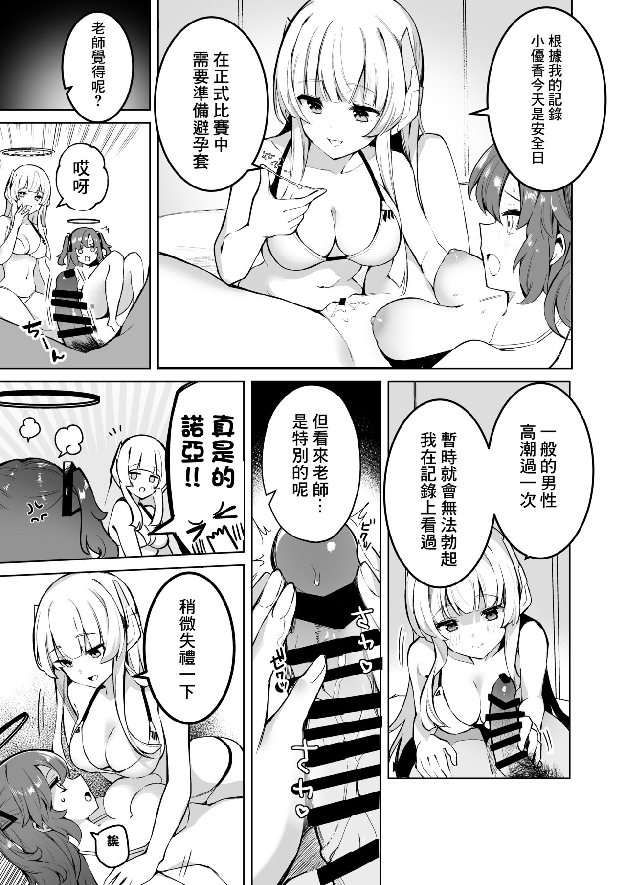 [N7747, MASKDO (Isegawa Yasutaka, Masco)] Dokidoki Bikini Seminar (Blue Archive) [Chinese] [Digital] numero di immagine  16