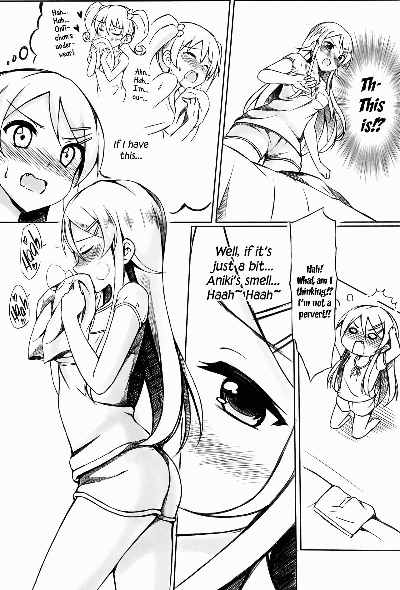 (C83) [Surface (Peach)] Ore wa Kirino-chan o Motto Ijimetai! | I want to keep teasing Kirino-chan! (Ore no Imouto ga Konna ni Kawaii Wake ga Nai) [English] [DrunkenWeeb] Bildnummer 12