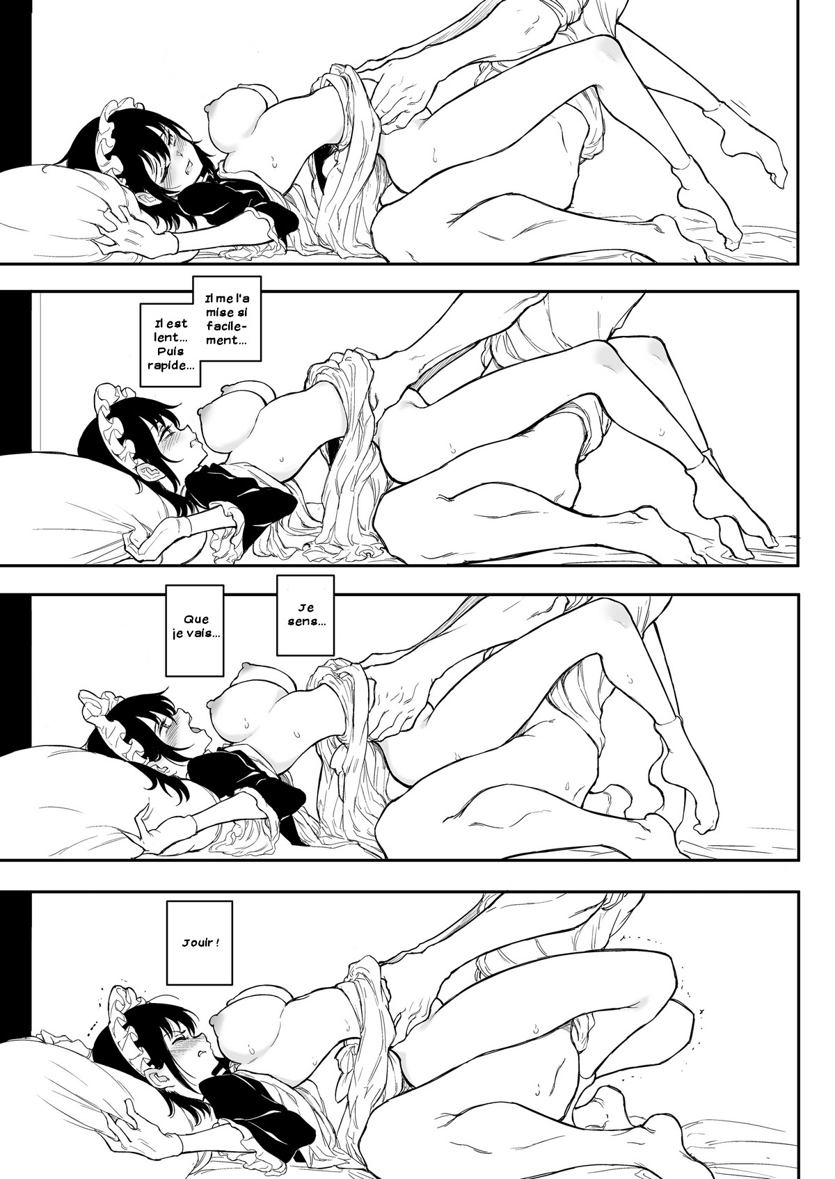 [Kyockchokyock (Kyockcho)] Maid Kyouiku. 4 -Botsuraku Kizoku Rurikawa Tsubaki- [French] [Zer0] [Digital] image number 12