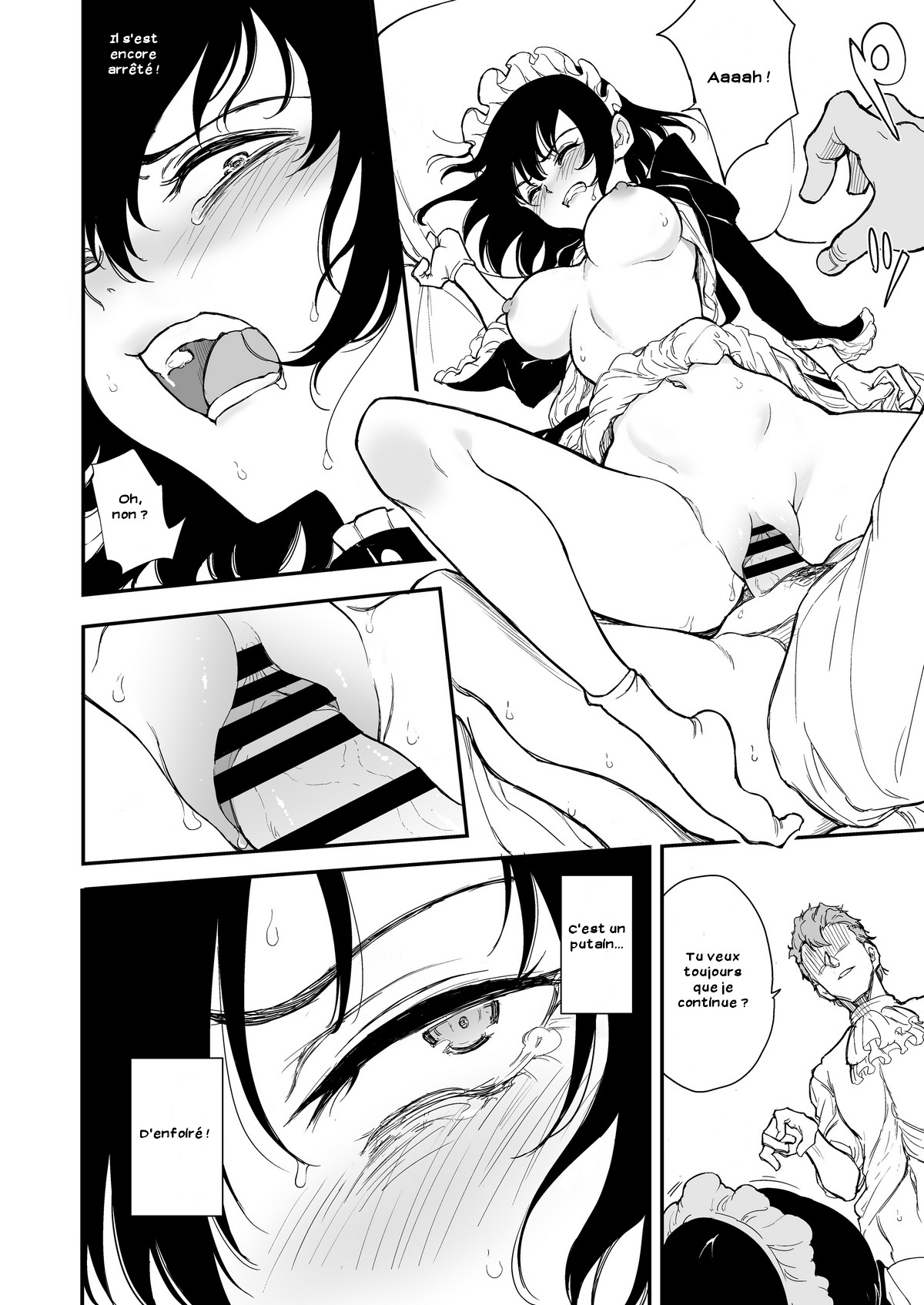 [Kyockchokyock (Kyockcho)] Maid Kyouiku. 4 -Botsuraku Kizoku Rurikawa Tsubaki- [French] [Zer0] [Digital] image number 15