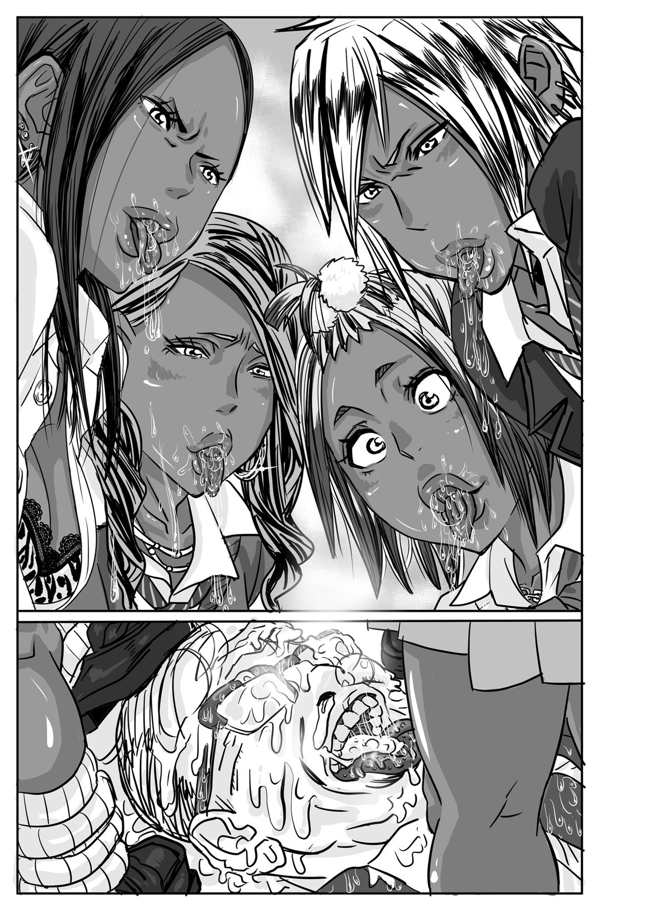 [Mosquito Man] Cho ~Namaiki na Kuro Gal JK to Pakoritai Kimo Oyaji-tachi [Chinese] 图片编号 97